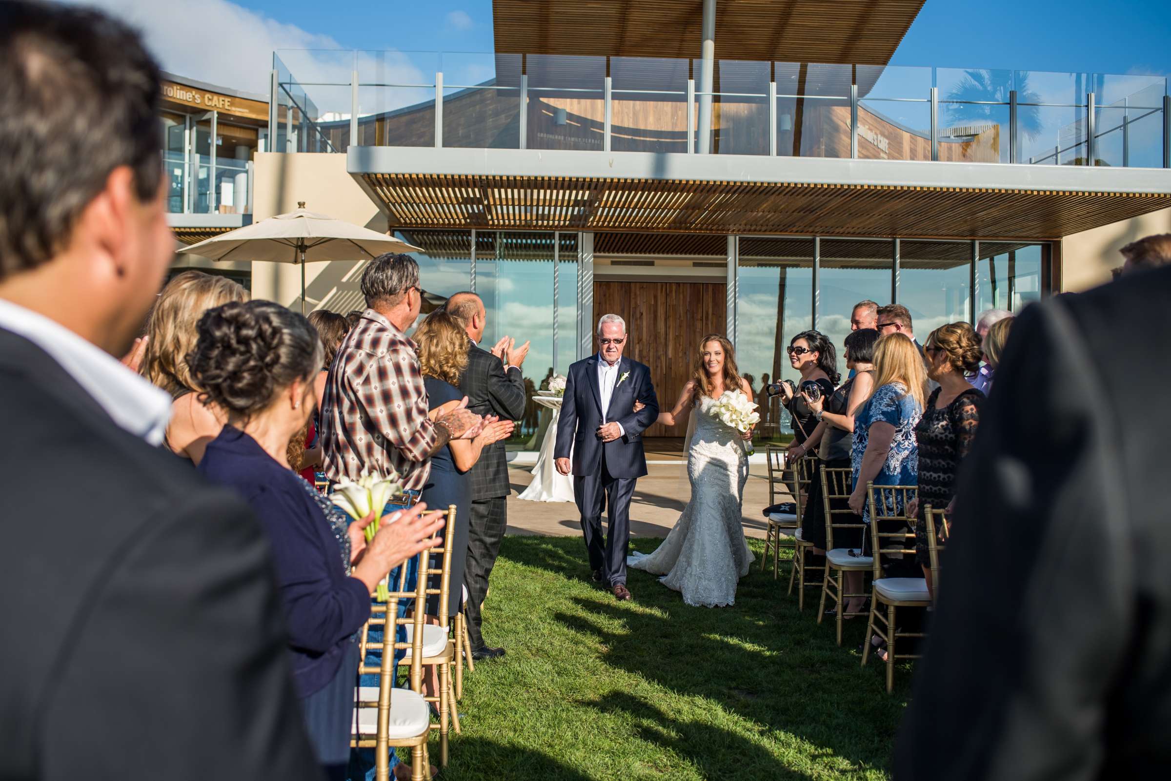 Scripps Seaside Forum Wedding coordinated by First Comes Love Weddings & Events, Janelle and Mike Wedding Photo #53 by True Photography