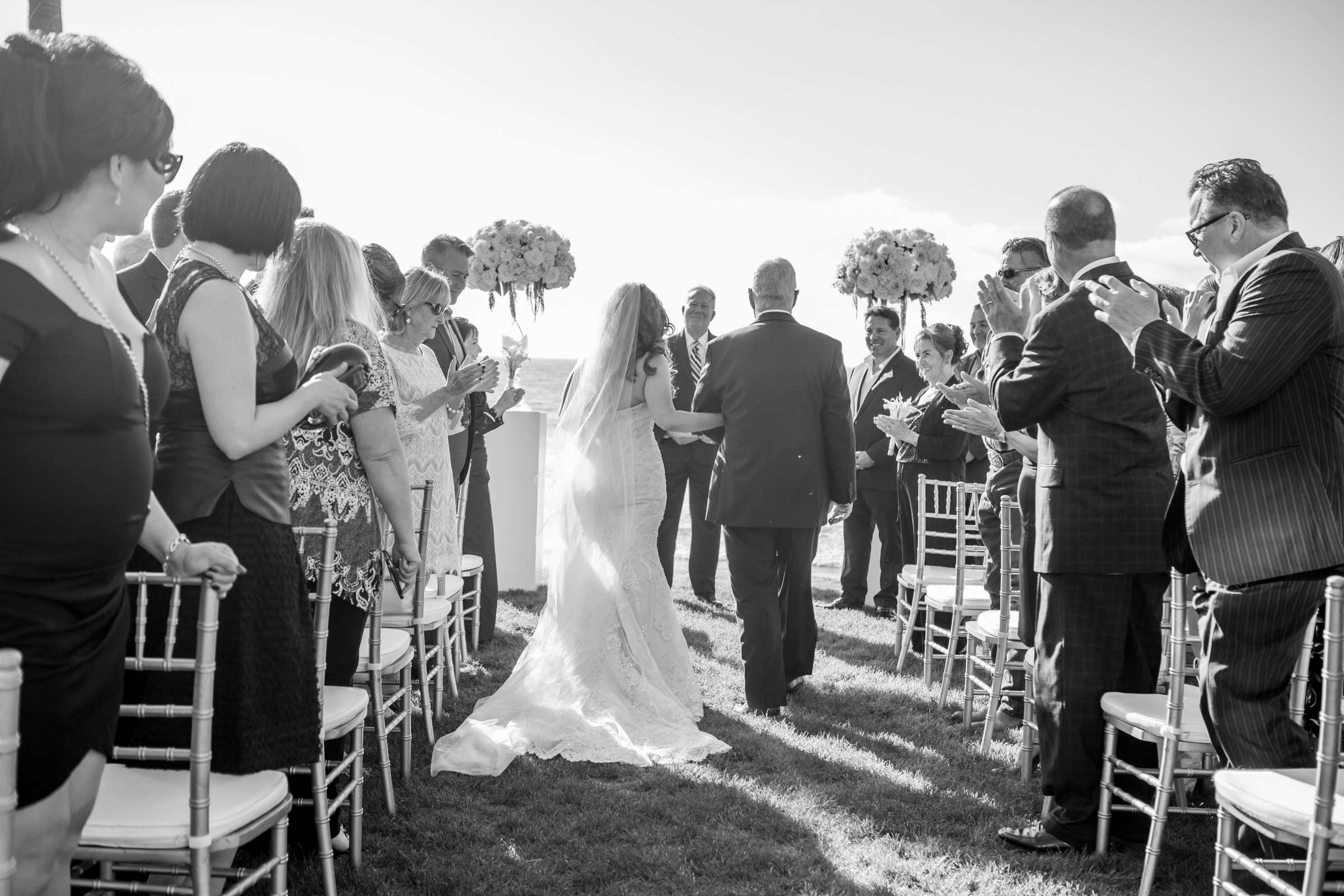 Scripps Seaside Forum Wedding coordinated by First Comes Love Weddings & Events, Janelle and Mike Wedding Photo #55 by True Photography