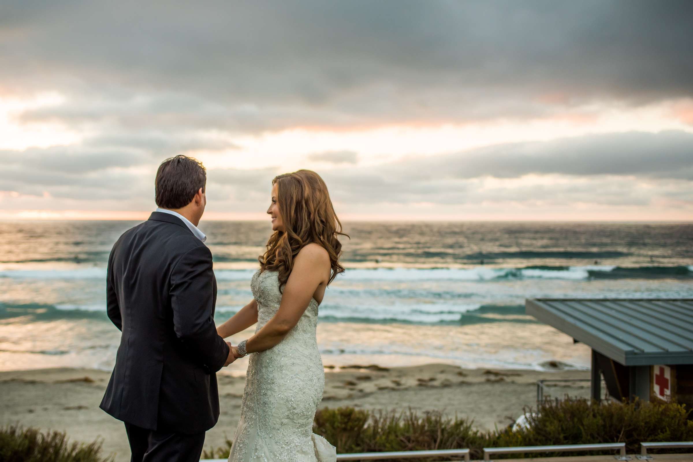 Scripps Seaside Forum Wedding coordinated by First Comes Love Weddings & Events, Janelle and Mike Wedding Photo #92 by True Photography