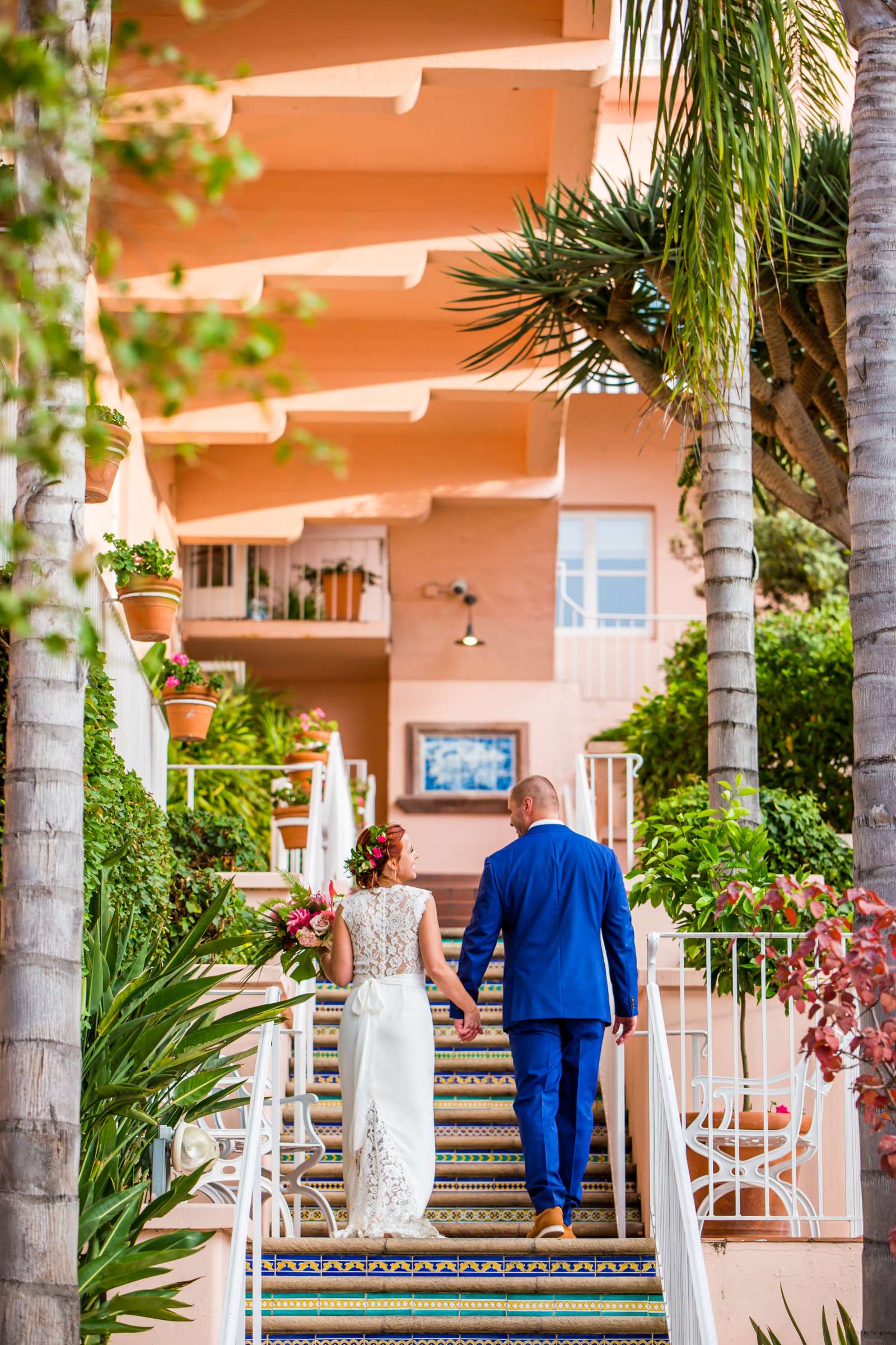 La Valencia Wedding coordinated by First Comes Love Weddings & Events, Kristin and Greg Wedding Photo #18 by True Photography