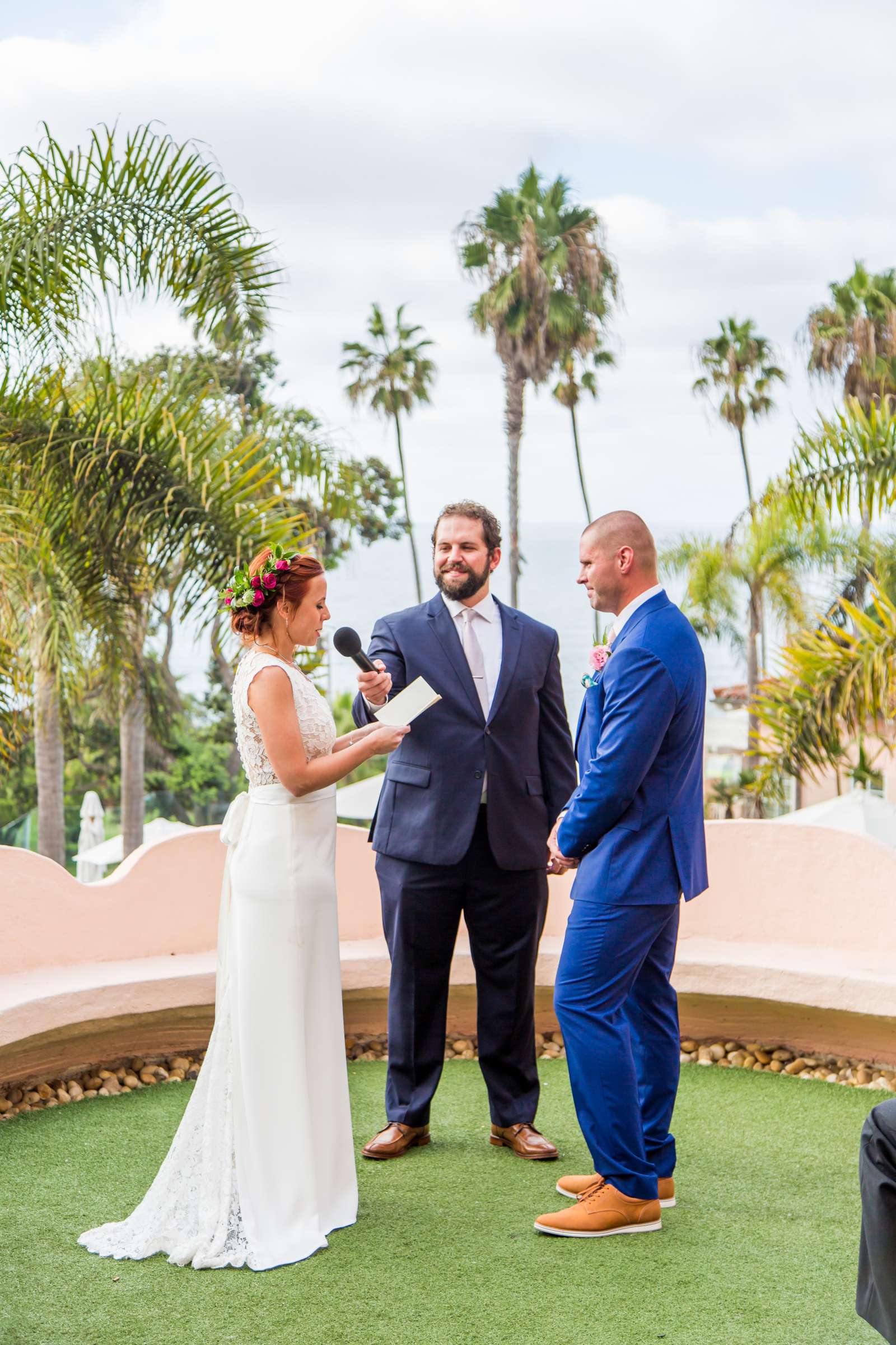 La Valencia Wedding coordinated by First Comes Love Weddings & Events, Kristin and Greg Wedding Photo #70 by True Photography