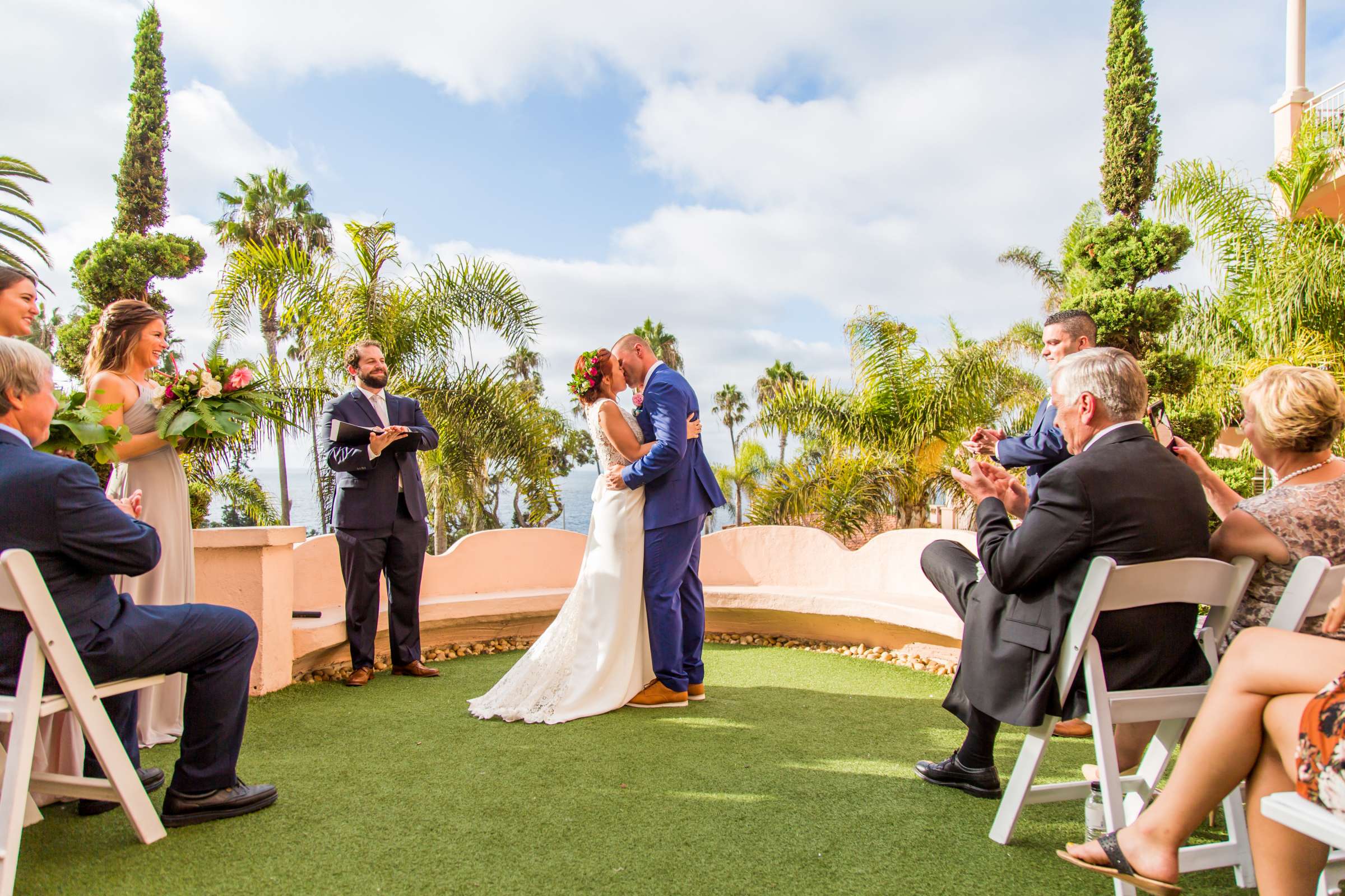 La Valencia Wedding coordinated by First Comes Love Weddings & Events, Kristin and Greg Wedding Photo #75 by True Photography