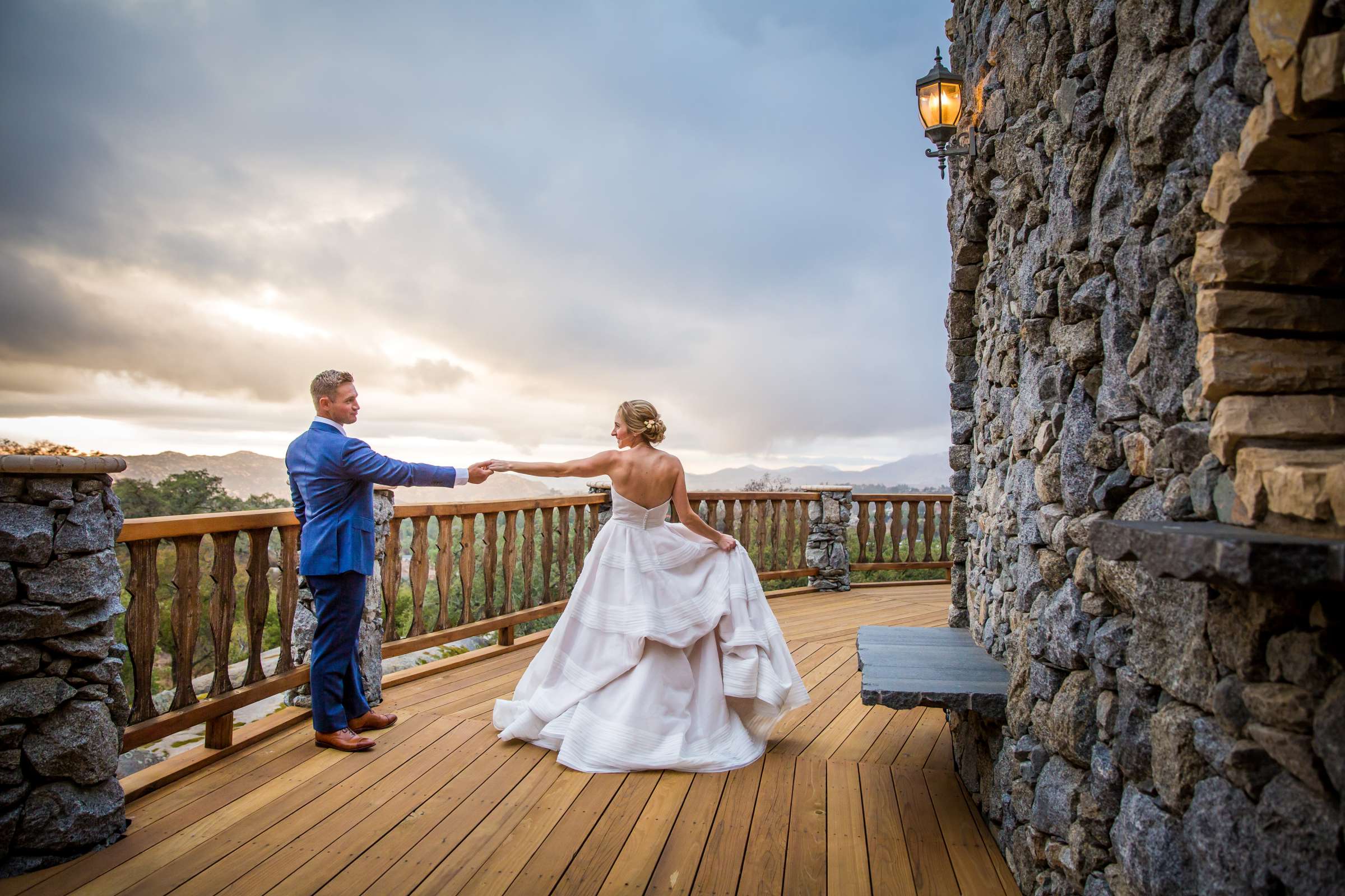 Sunset at Alpine Castle Wedding, Megan and Matt Wedding Photo #3 by True Photography
