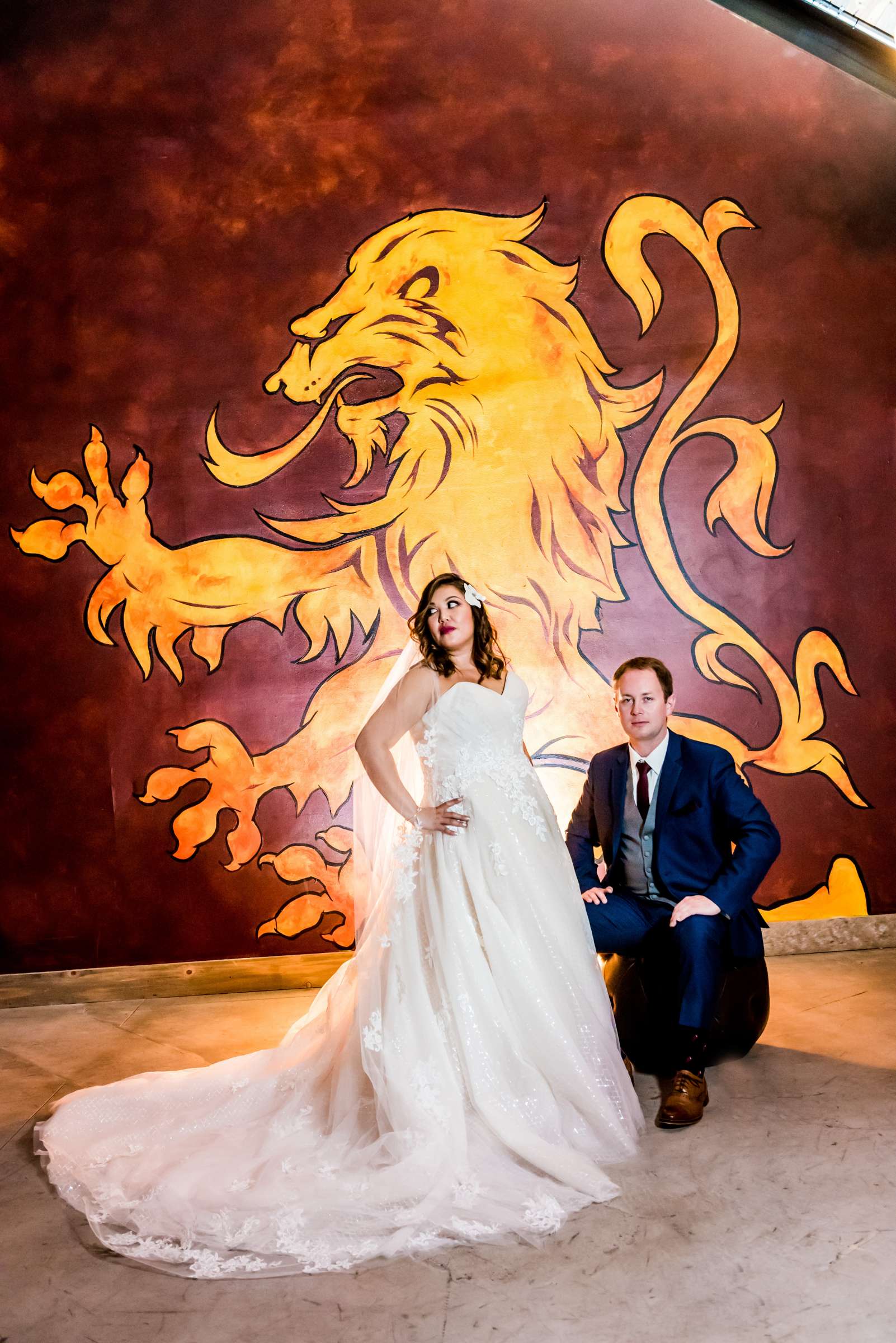Stylized Portrait at Venue 808 Wedding coordinated by Forever Enchanted Events, Jennie and Rory Wedding Photo #6 by True Photography