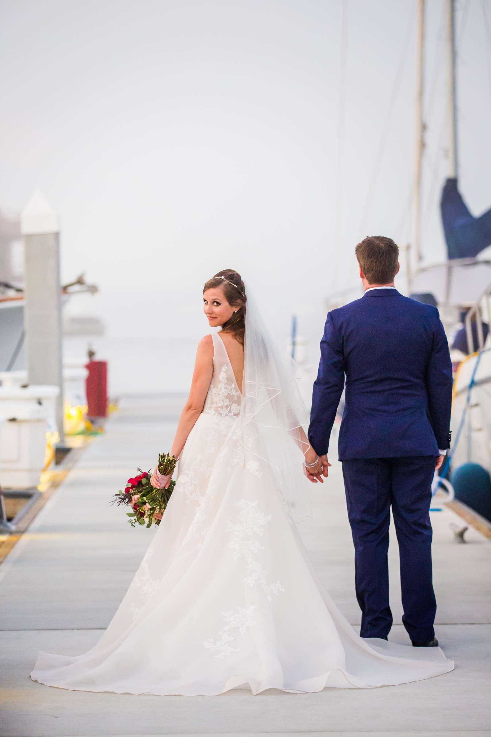 Coronado Cays Yacht Club Wedding coordinated by Silhouette Event Planning & Design, Nicole and Travis Wedding Photo #13 by True Photography