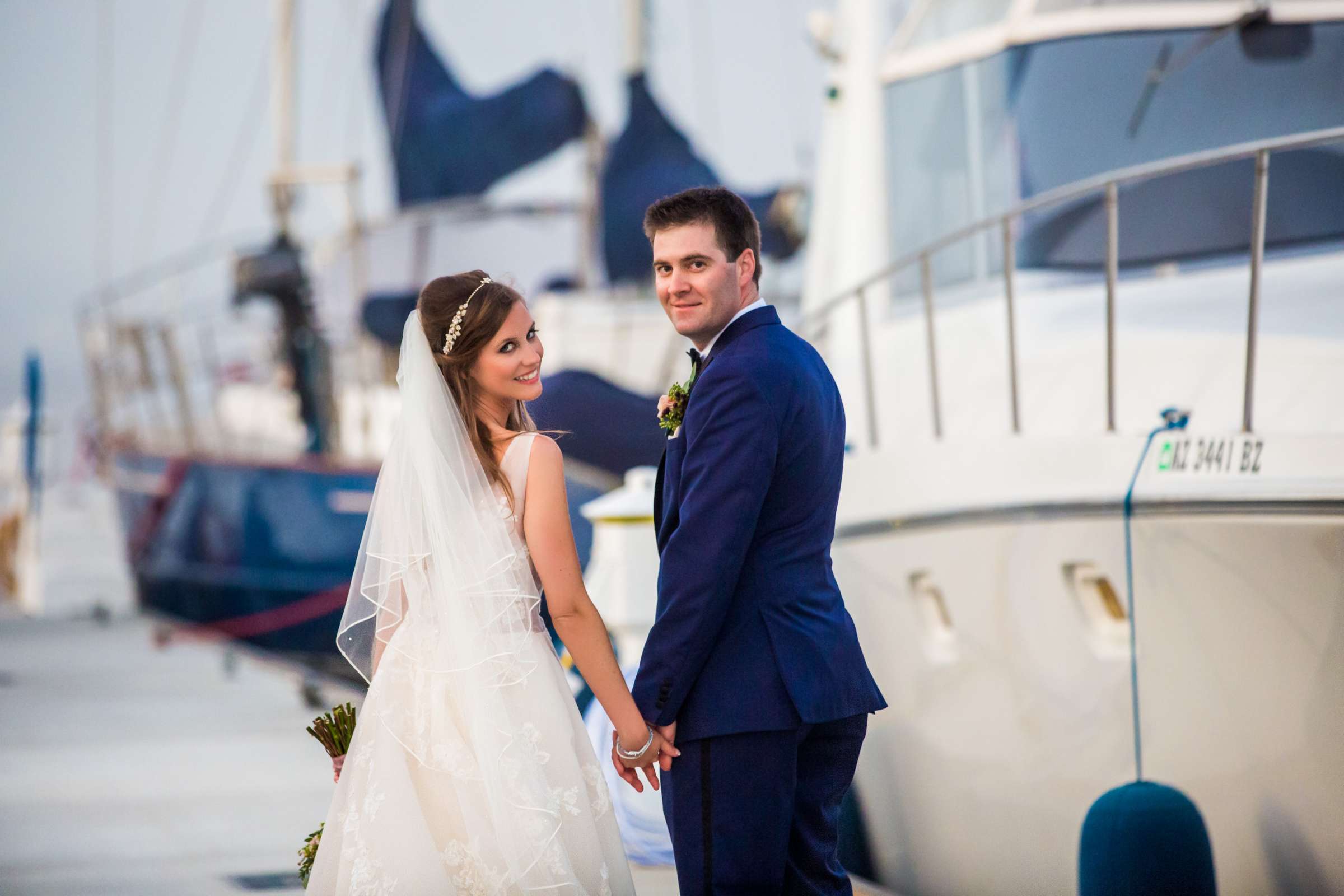 Coronado Cays Yacht Club Wedding coordinated by Silhouette Event Planning & Design, Nicole and Travis Wedding Photo #23 by True Photography