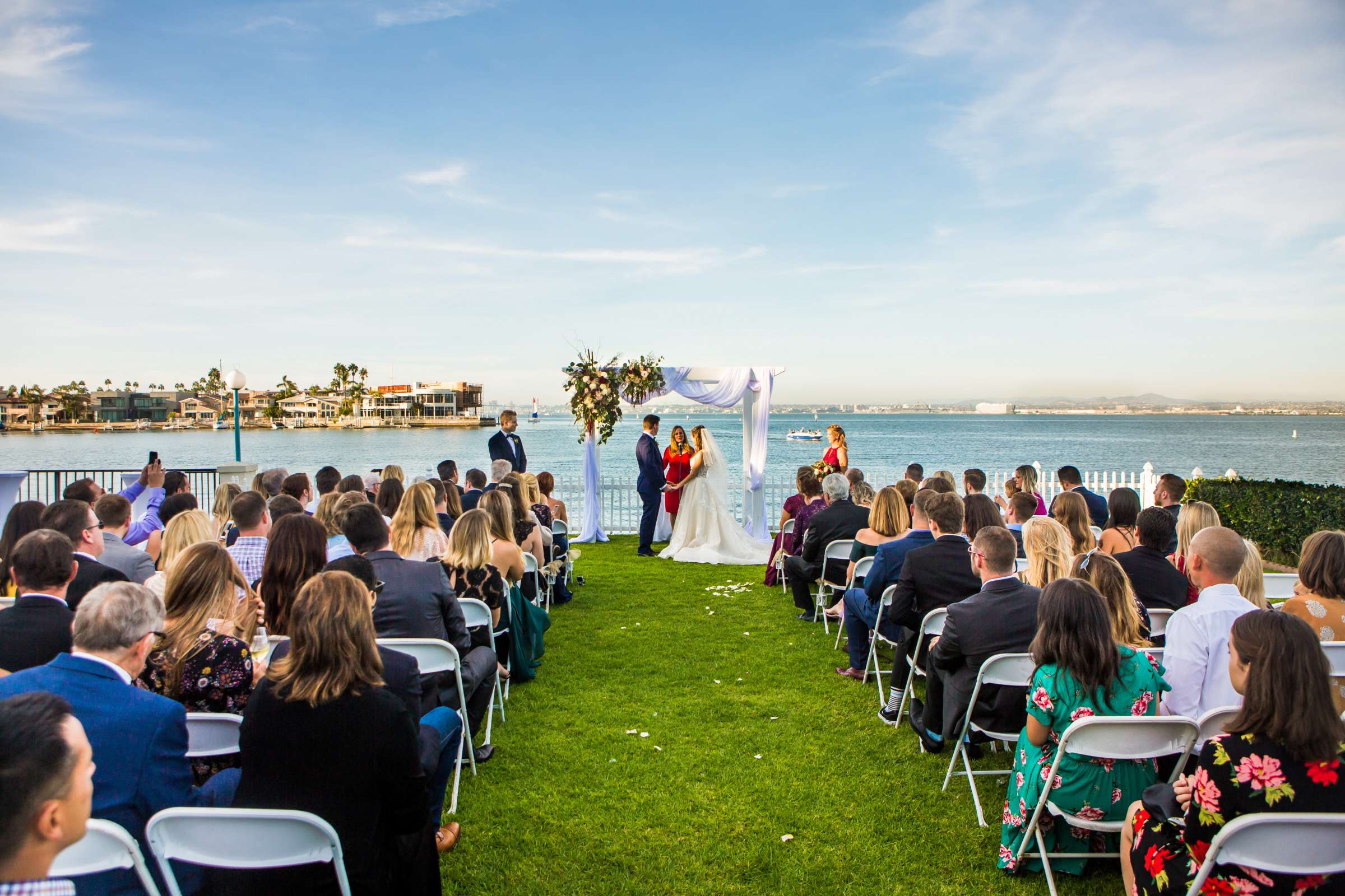 Coronado Cays Yacht Club Wedding coordinated by Silhouette Event Planning & Design, Nicole and Travis Wedding Photo #71 by True Photography