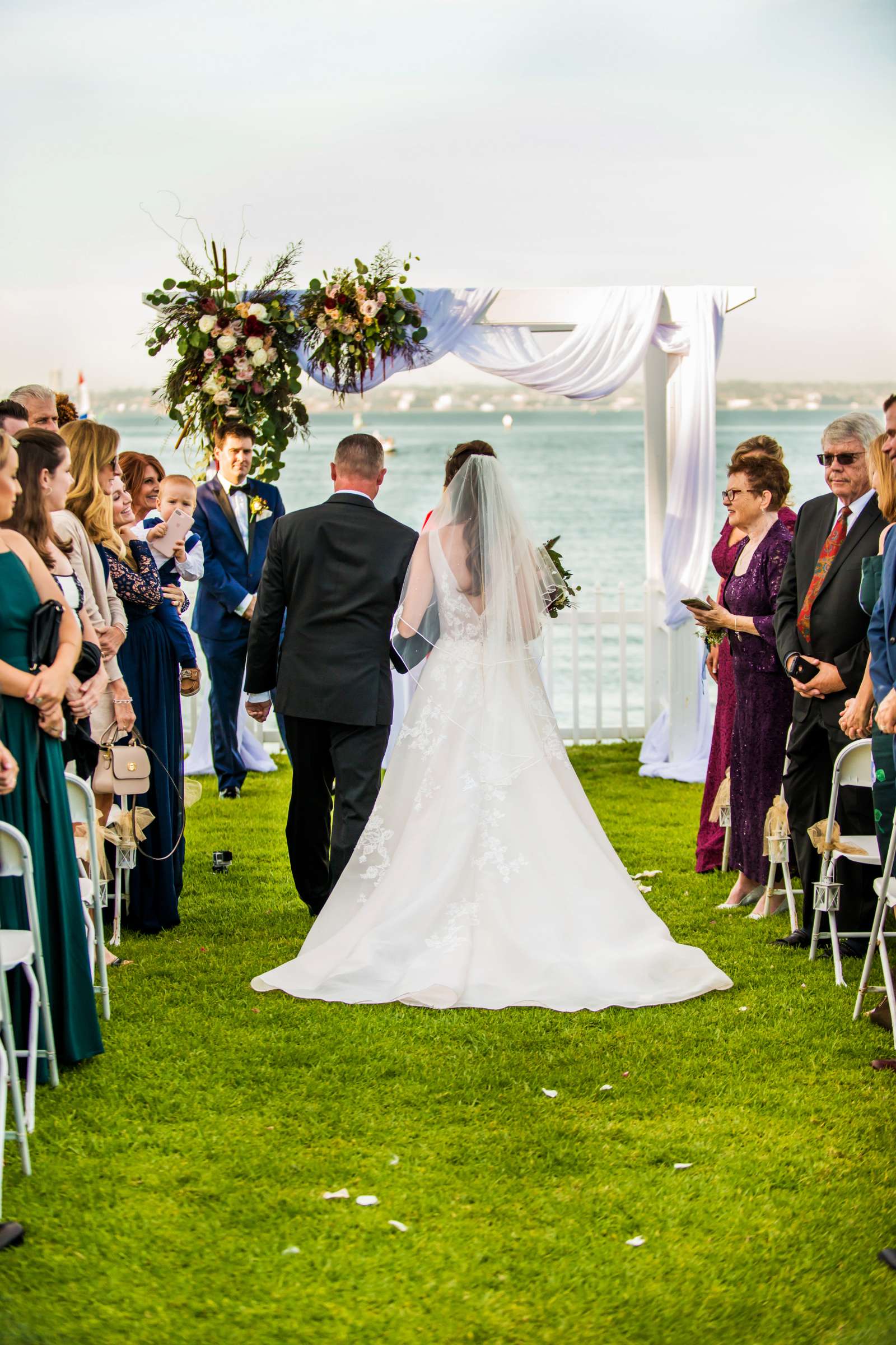 Coronado Cays Yacht Club Wedding coordinated by Silhouette Event Planning & Design, Nicole and Travis Wedding Photo #70 by True Photography