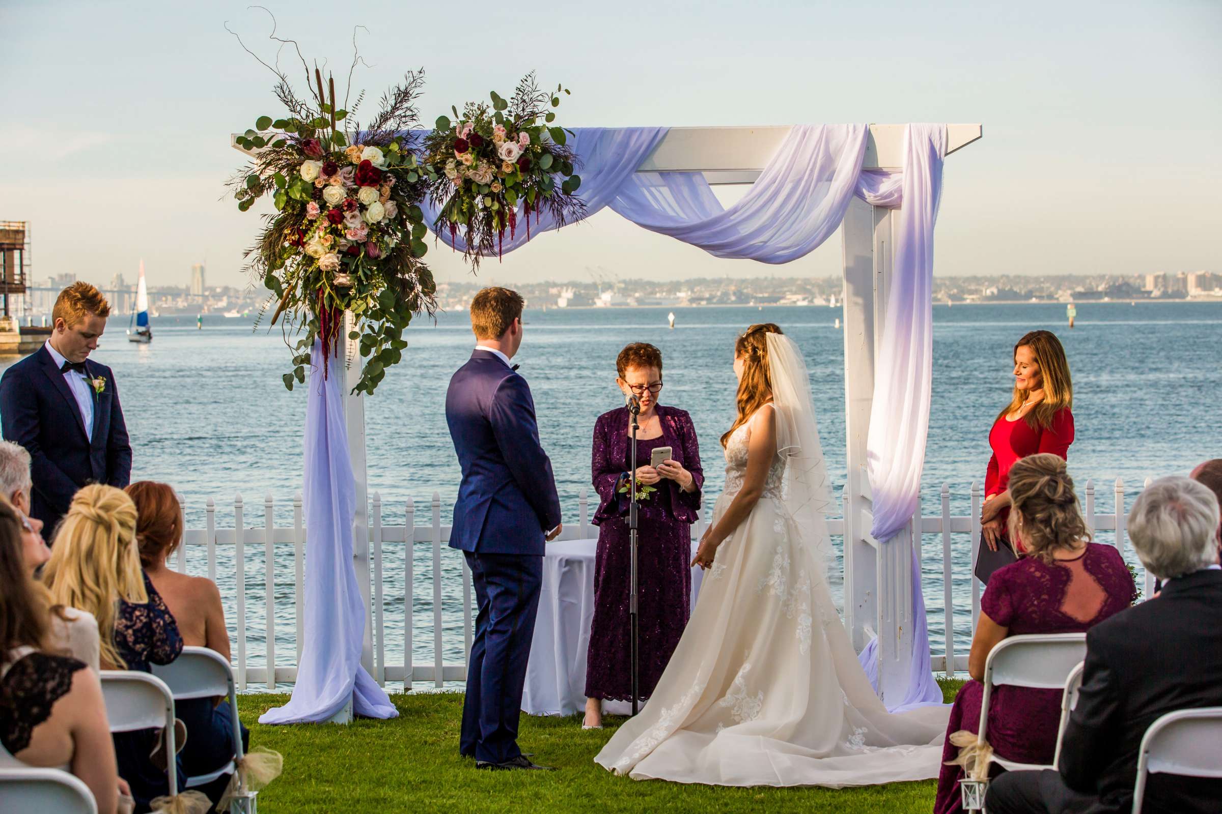 Coronado Cays Yacht Club Wedding coordinated by Silhouette Event Planning & Design, Nicole and Travis Wedding Photo #76 by True Photography