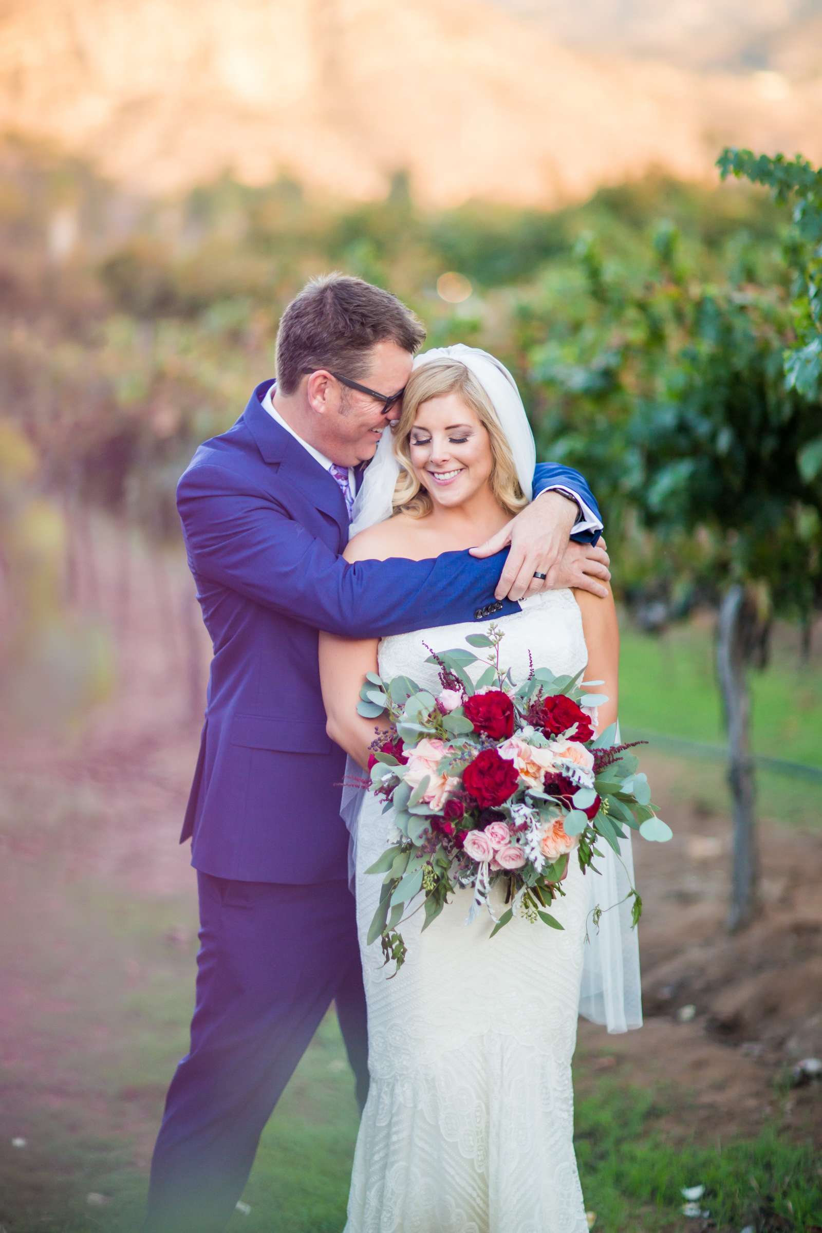 Romantic moment at Orfila Vineyards Wedding, Channa and Michael Wedding Photo #1 by True Photography