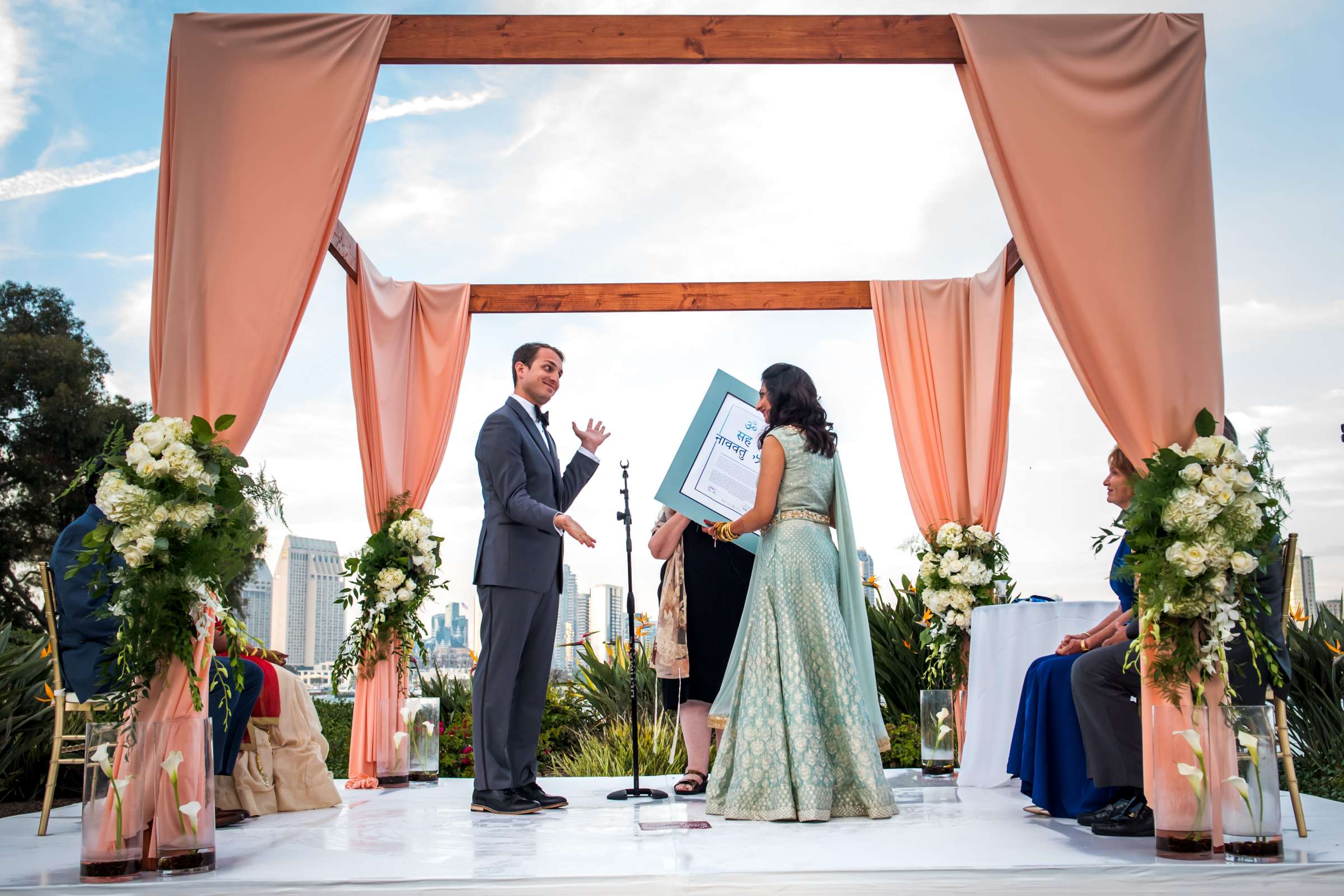 Coronado Island Marriott Resort & Spa Wedding coordinated by Sweet Love Designs, Shweta and Jb Wedding Photo #129 by True Photography
