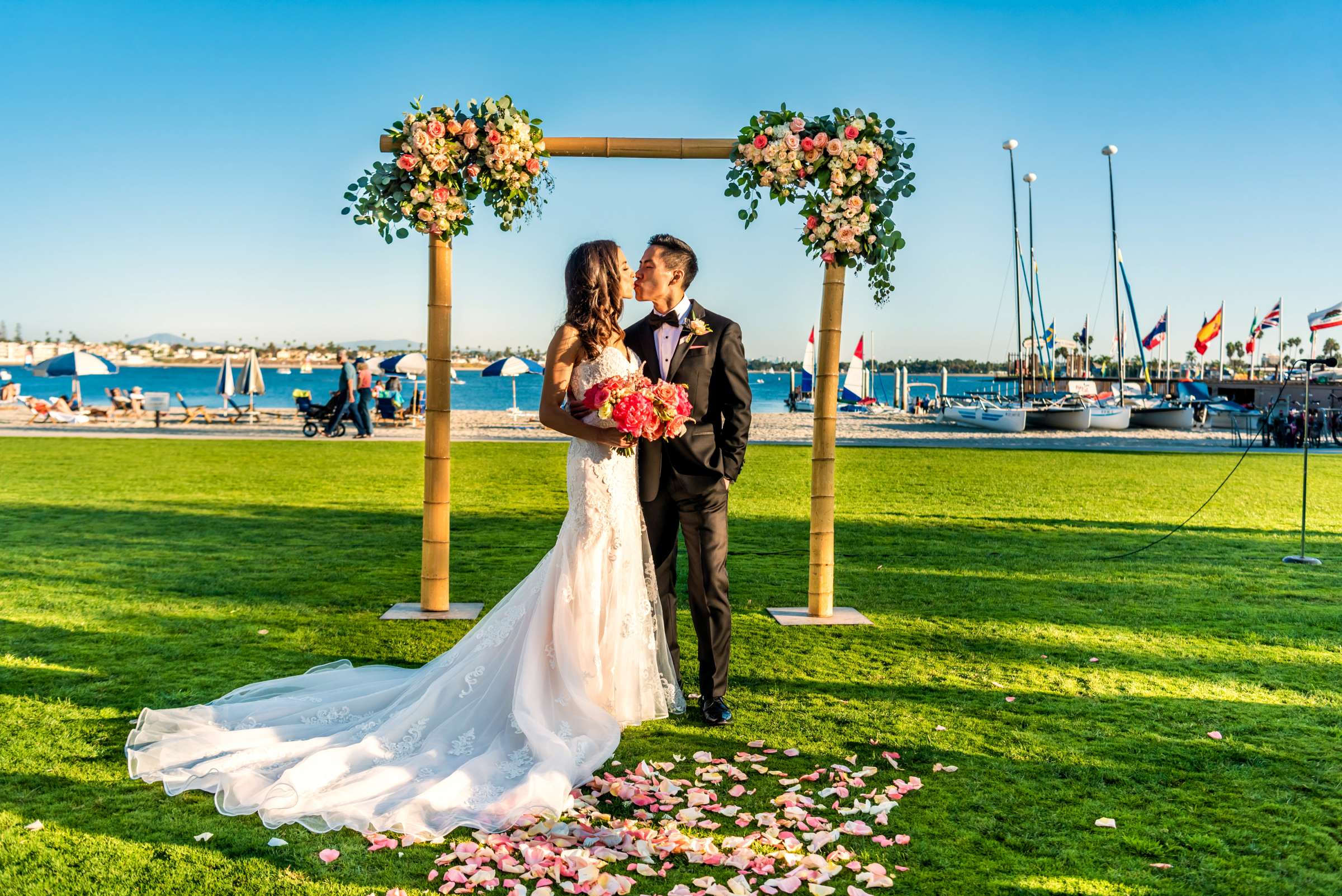 Catamaran Resort Wedding coordinated by SD Weddings by Gina, Leslie and Justin Wedding Photo #13 by True Photography