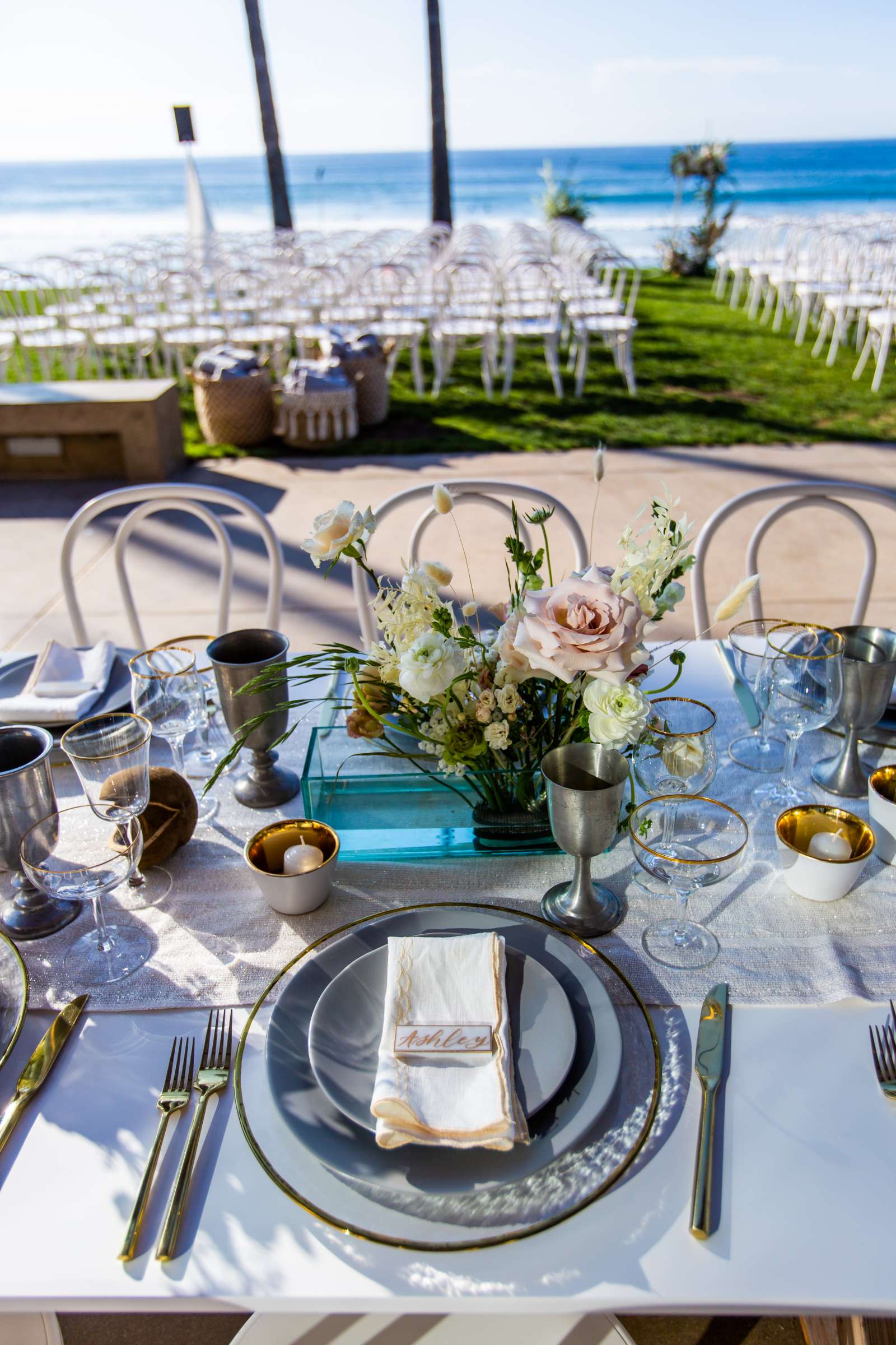 Scripps Seaside Forum Wedding coordinated by Amorology Weddings, Megan and Gregory Wedding Photo #162 by True Photography