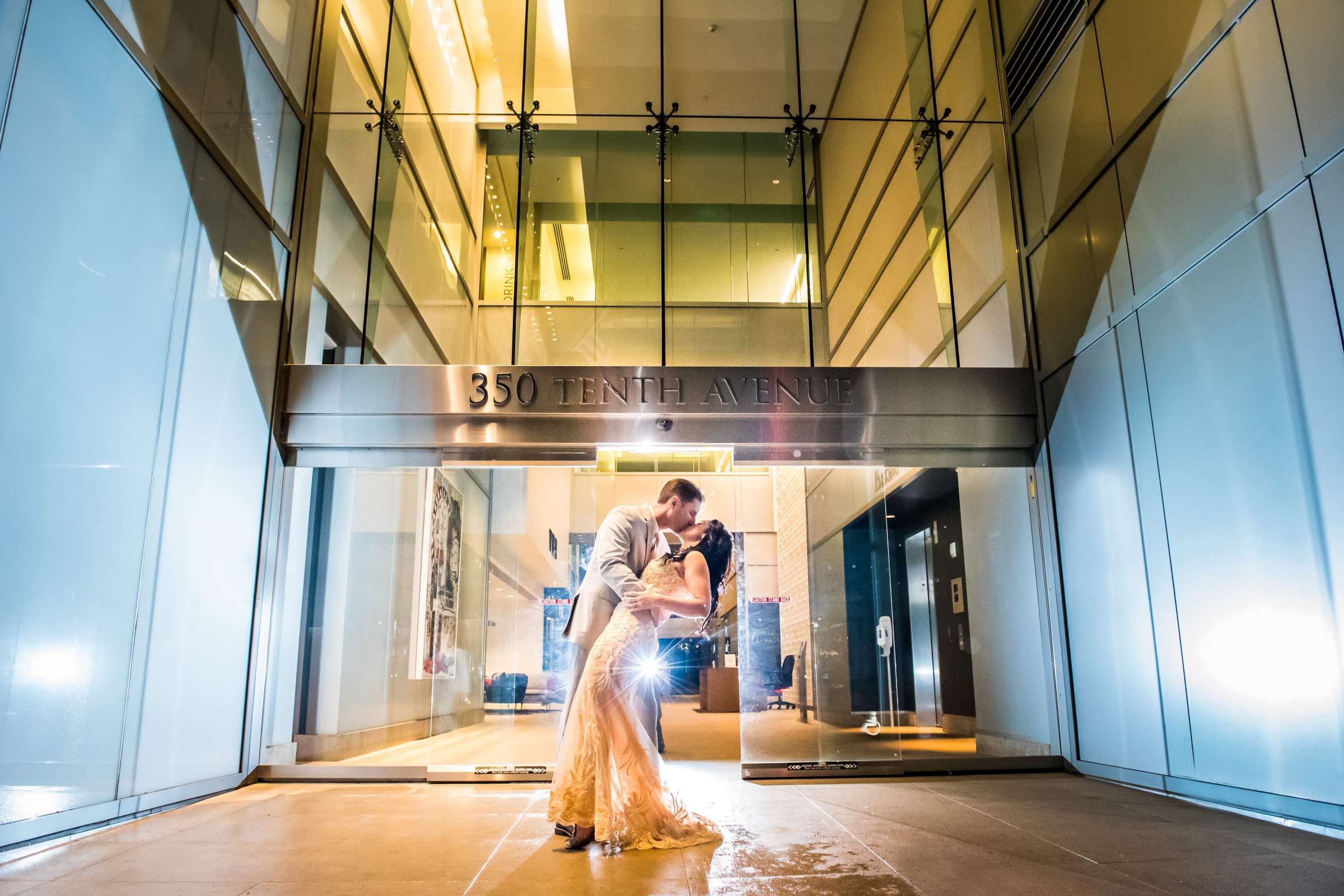 Night Shot at The Ultimate Skybox Wedding, Charissa and Jason Wedding Photo #1 by True Photography