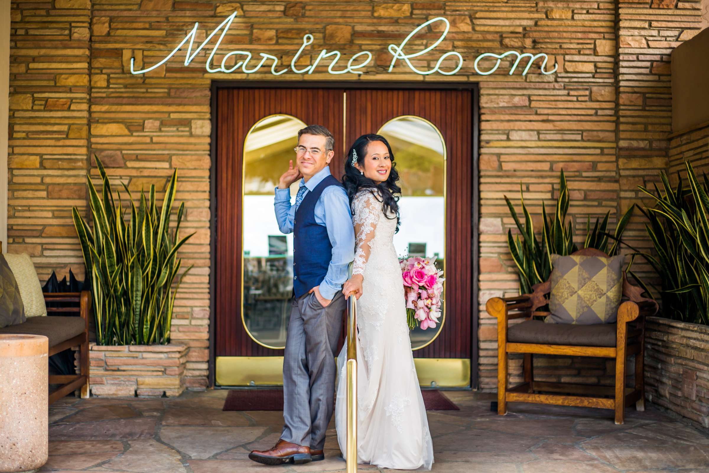 The Marine Room Wedding, Marianne and Jeffrey Wedding Photo #1 by True Photography