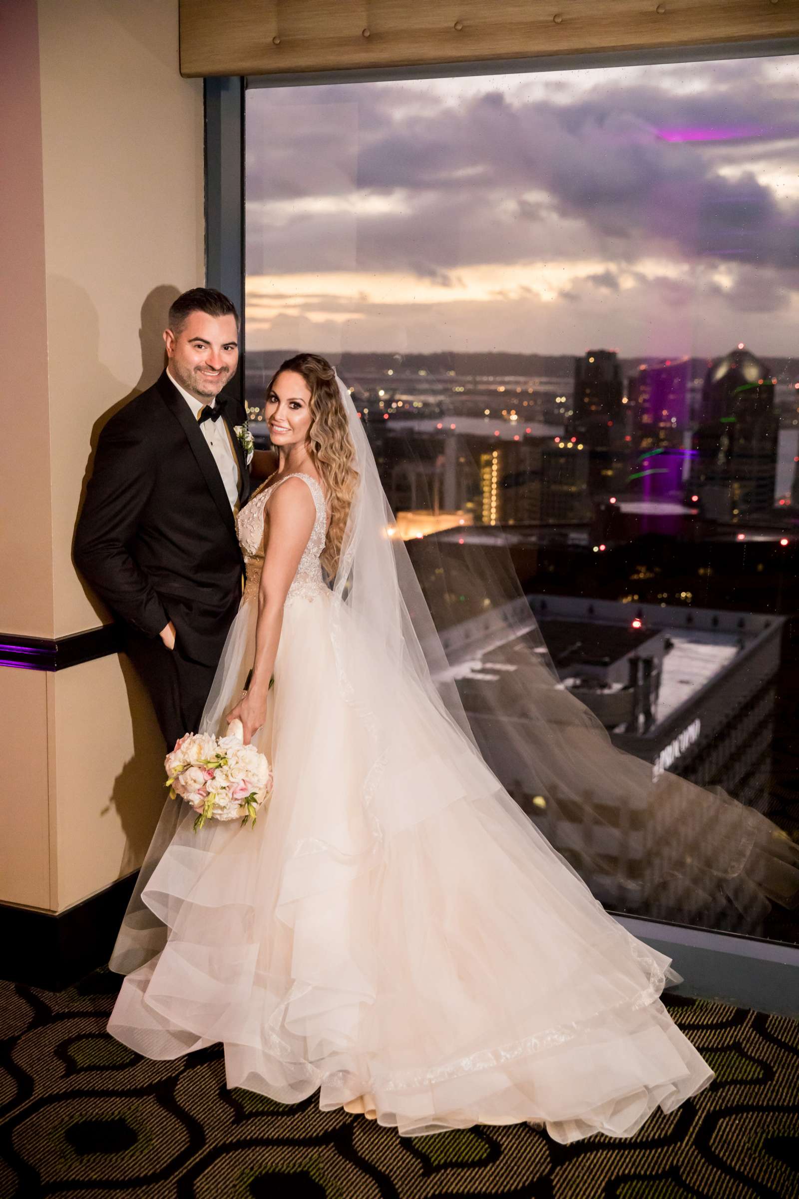 The University Club Atop Symphony Towers Wedding, Kelly and Adam Wedding Photo #6 by True Photography