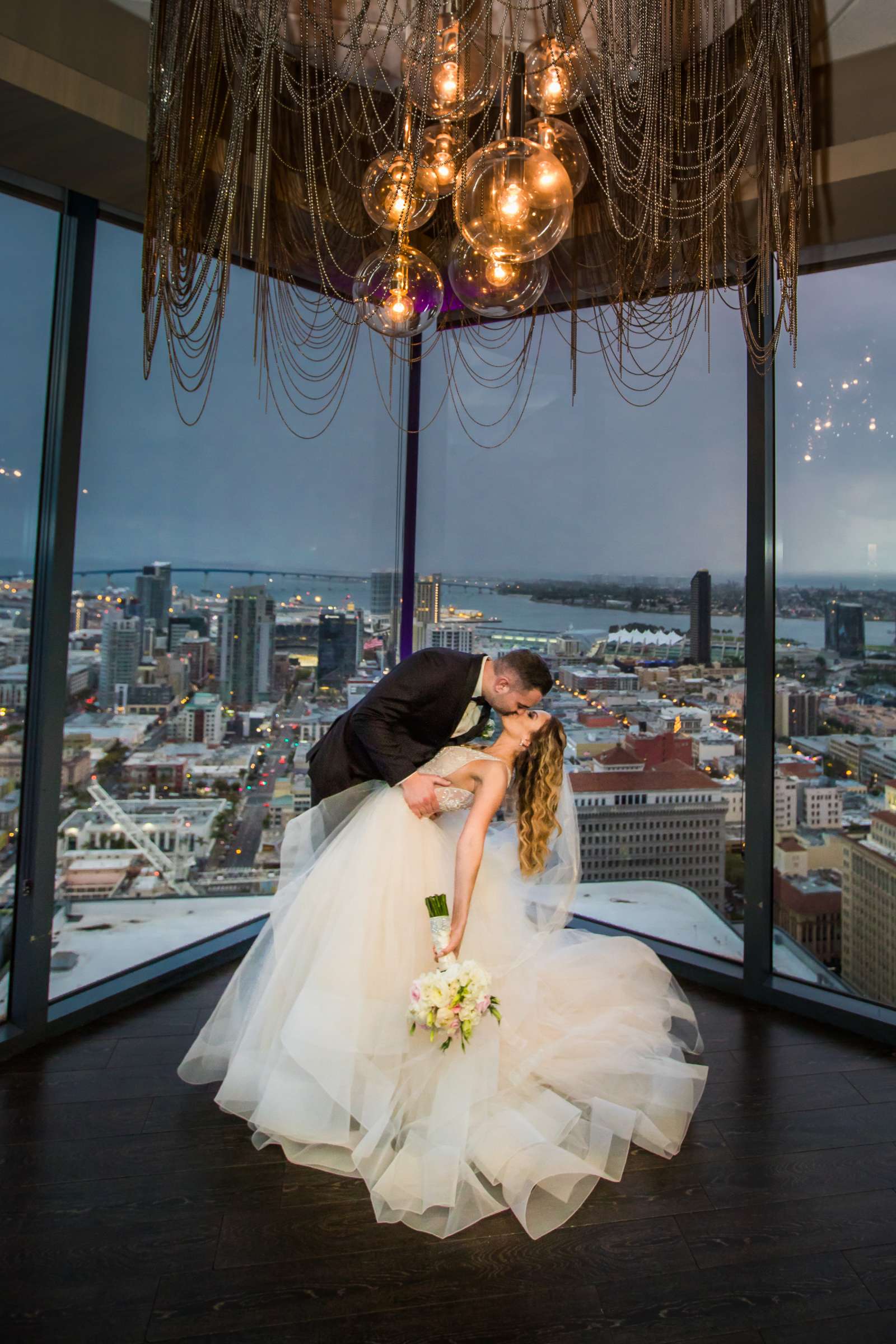 The University Club Atop Symphony Towers Wedding, Kelly and Adam Wedding Photo #15 by True Photography