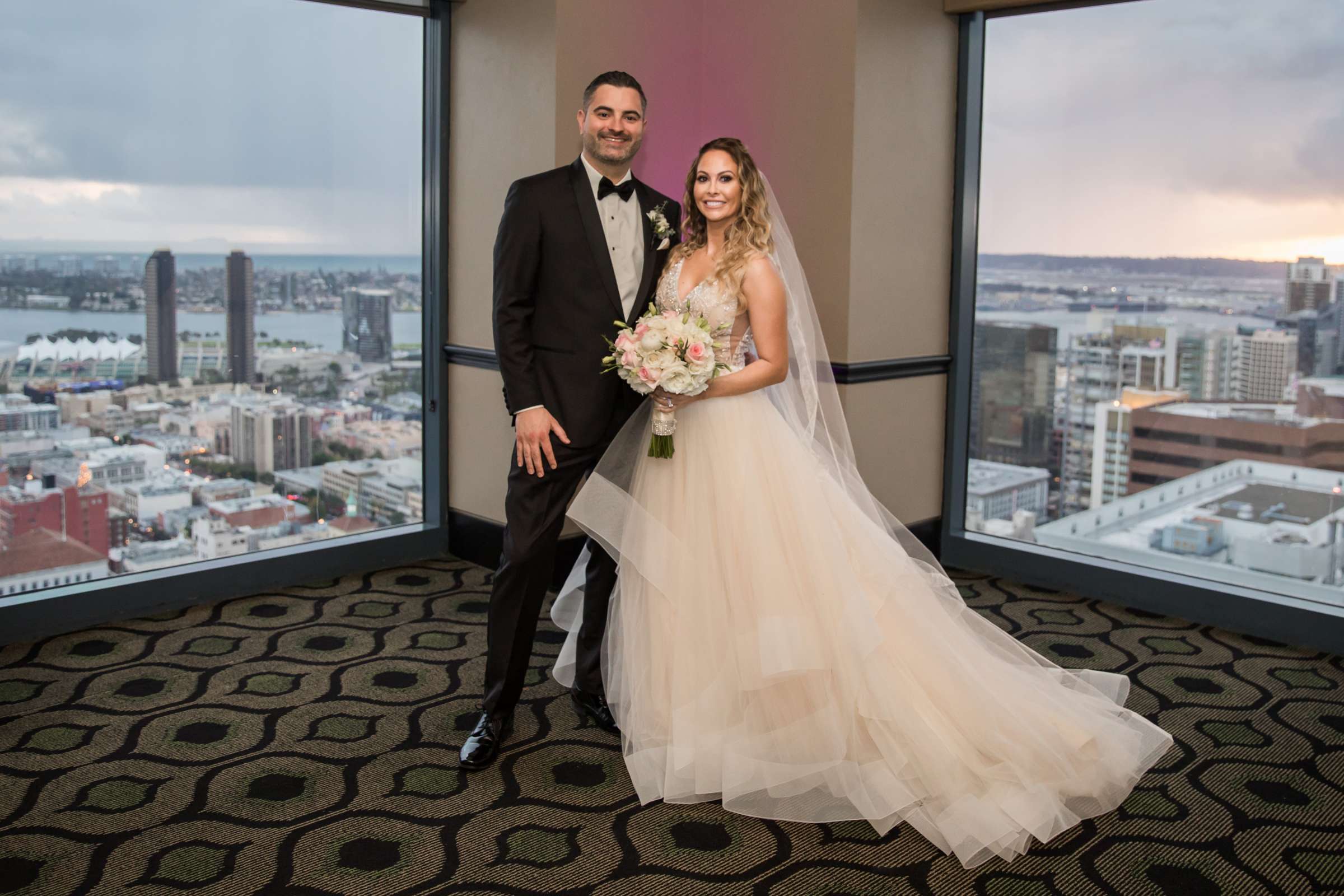 The University Club Atop Symphony Towers Wedding, Kelly and Adam Wedding Photo #36 by True Photography