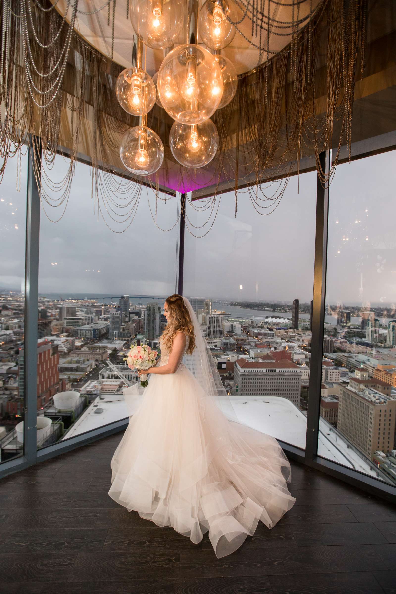 The University Club Atop Symphony Towers Wedding, Kelly and Adam Wedding Photo #40 by True Photography