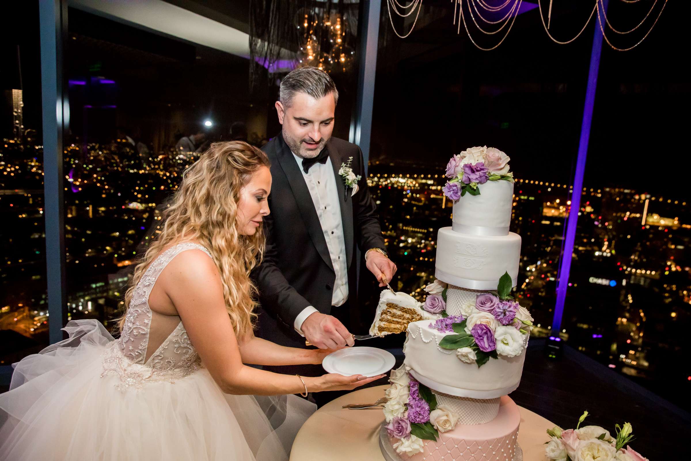 The University Club Atop Symphony Towers Wedding, Kelly and Adam Wedding Photo #59 by True Photography