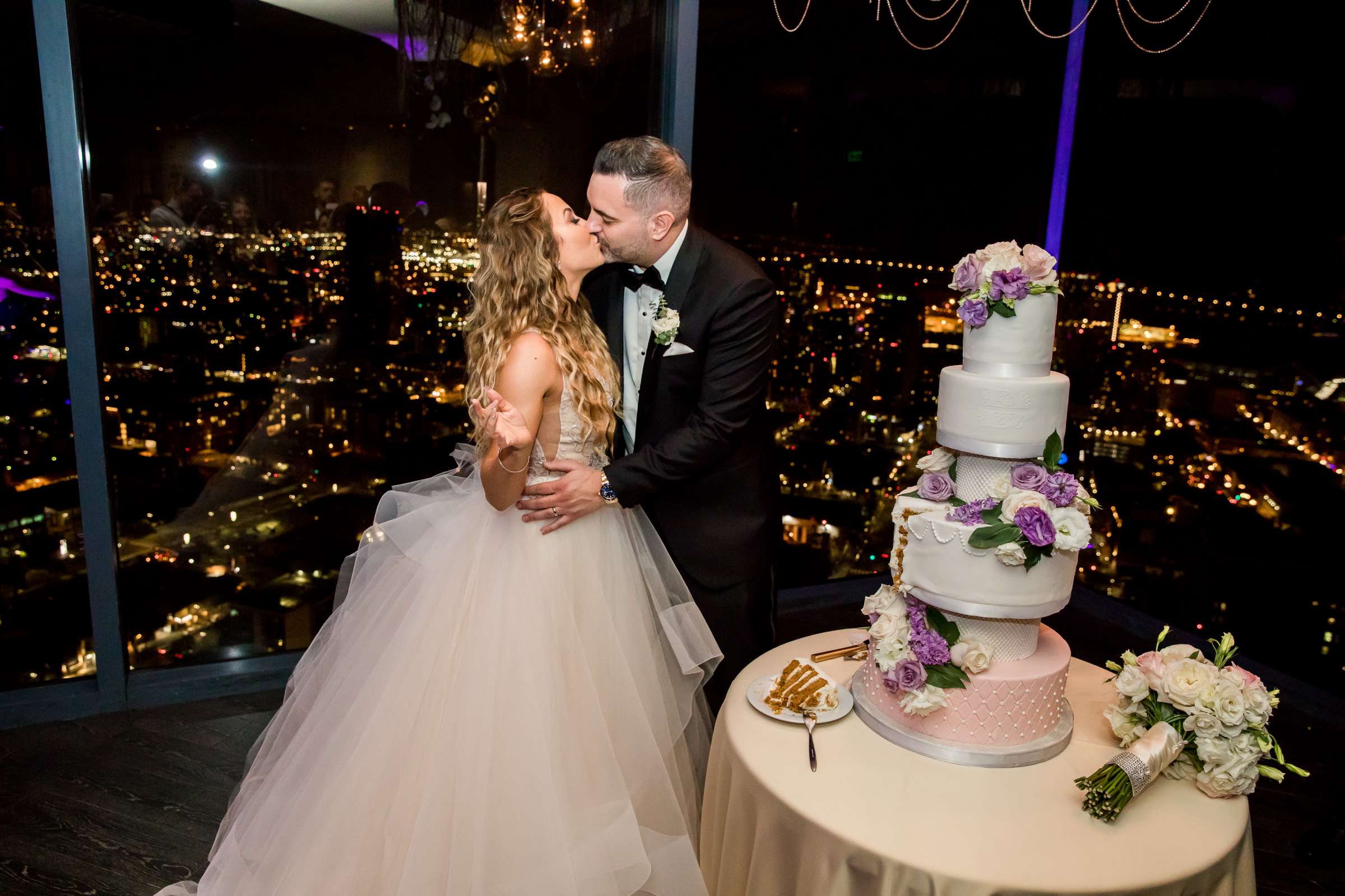 The University Club Atop Symphony Towers Wedding, Kelly and Adam Wedding Photo #61 by True Photography