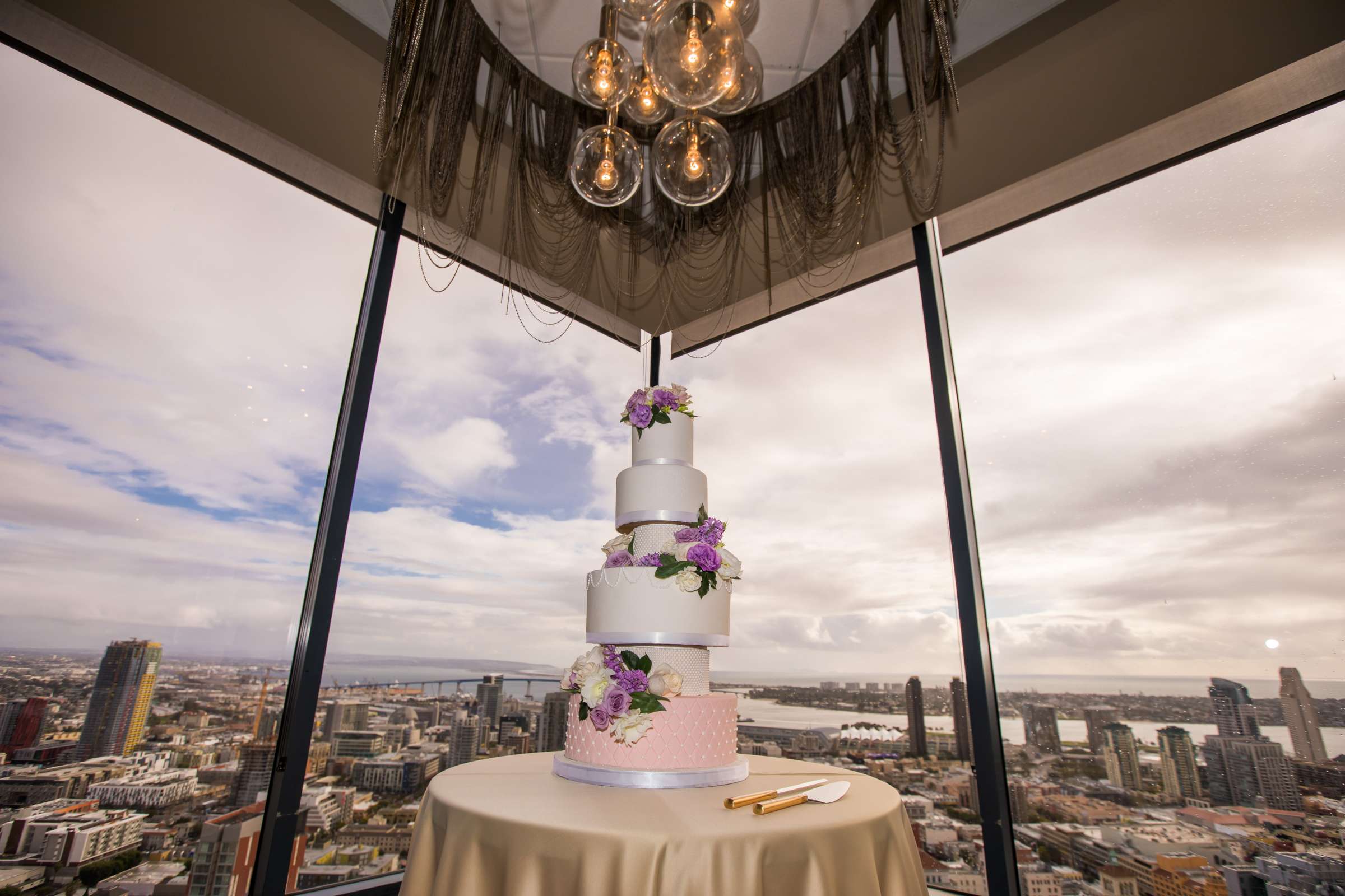 The University Club Atop Symphony Towers Wedding, Kelly and Adam Wedding Photo #95 by True Photography