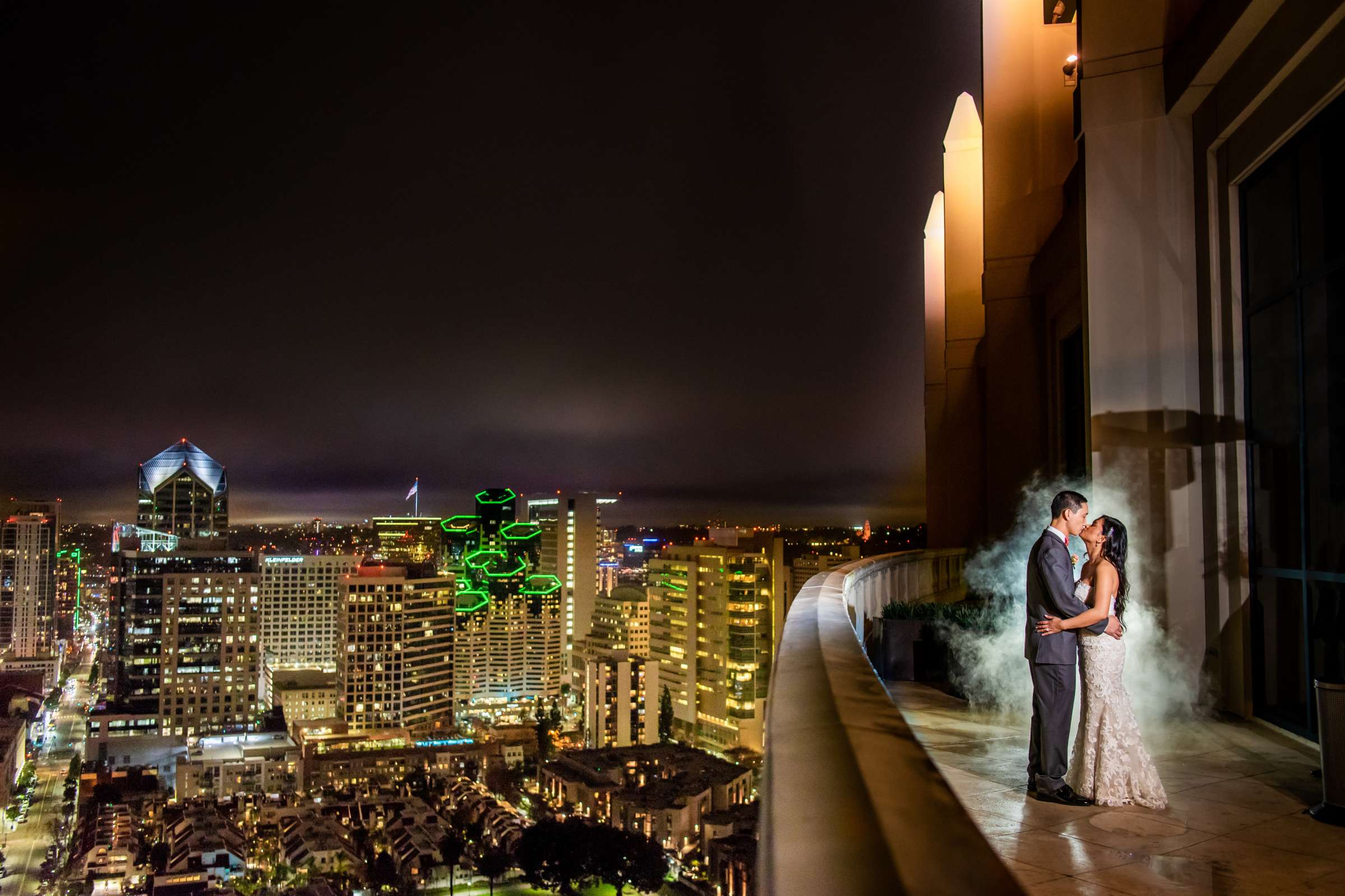 Manchester Grand Hyatt San Diego Wedding coordinated by Bella Mia Exclusive Events, Paula and Jimmy Wedding Photo #1 by True Photography