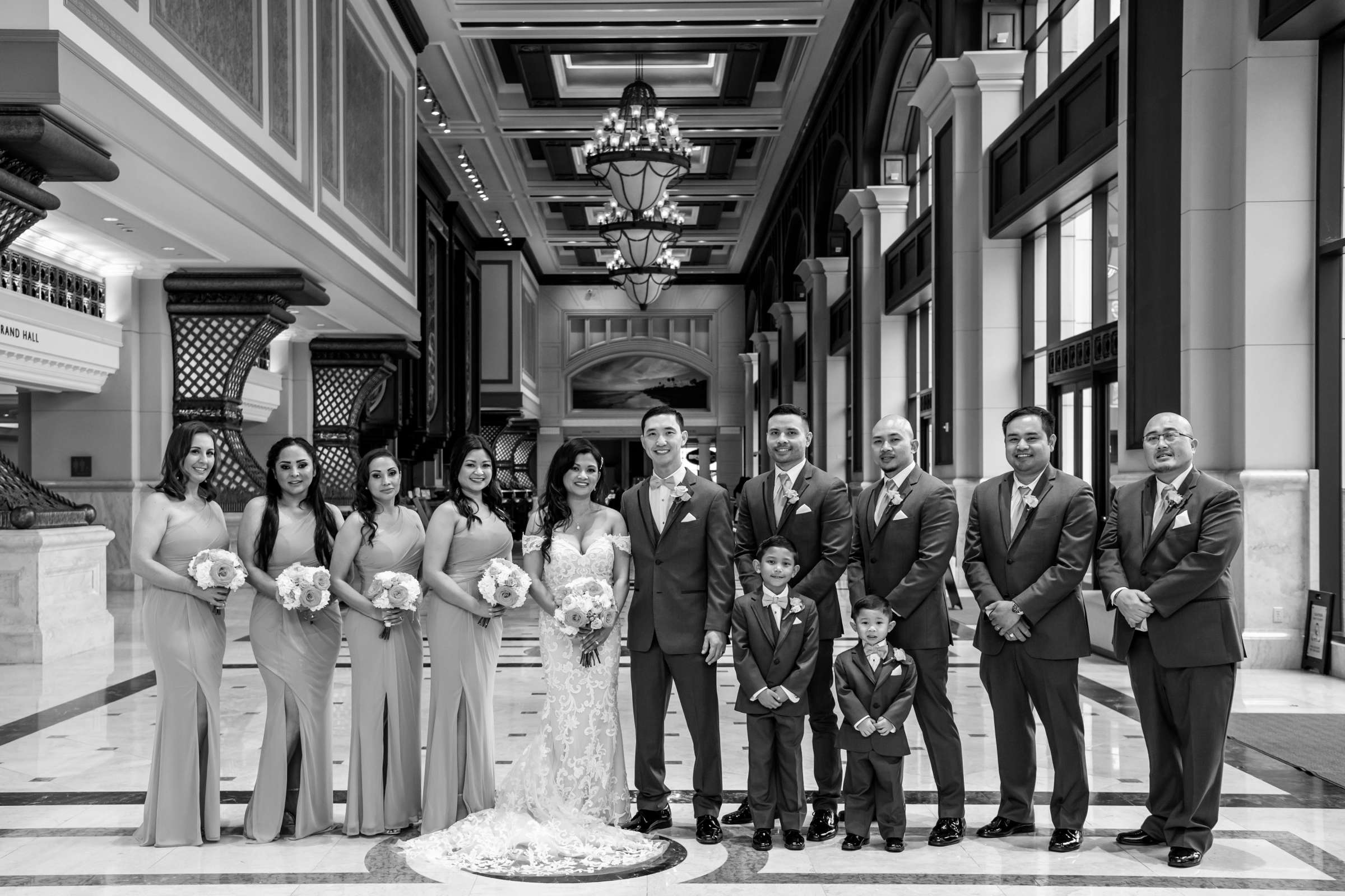 Manchester Grand Hyatt San Diego Wedding coordinated by Bella Mia Exclusive Events, Paula and Jimmy Wedding Photo #12 by True Photography