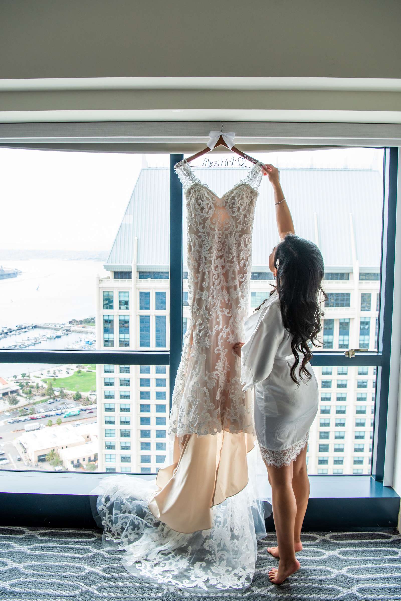 Manchester Grand Hyatt San Diego Wedding coordinated by Bella Mia Exclusive Events, Paula and Jimmy Wedding Photo #19 by True Photography