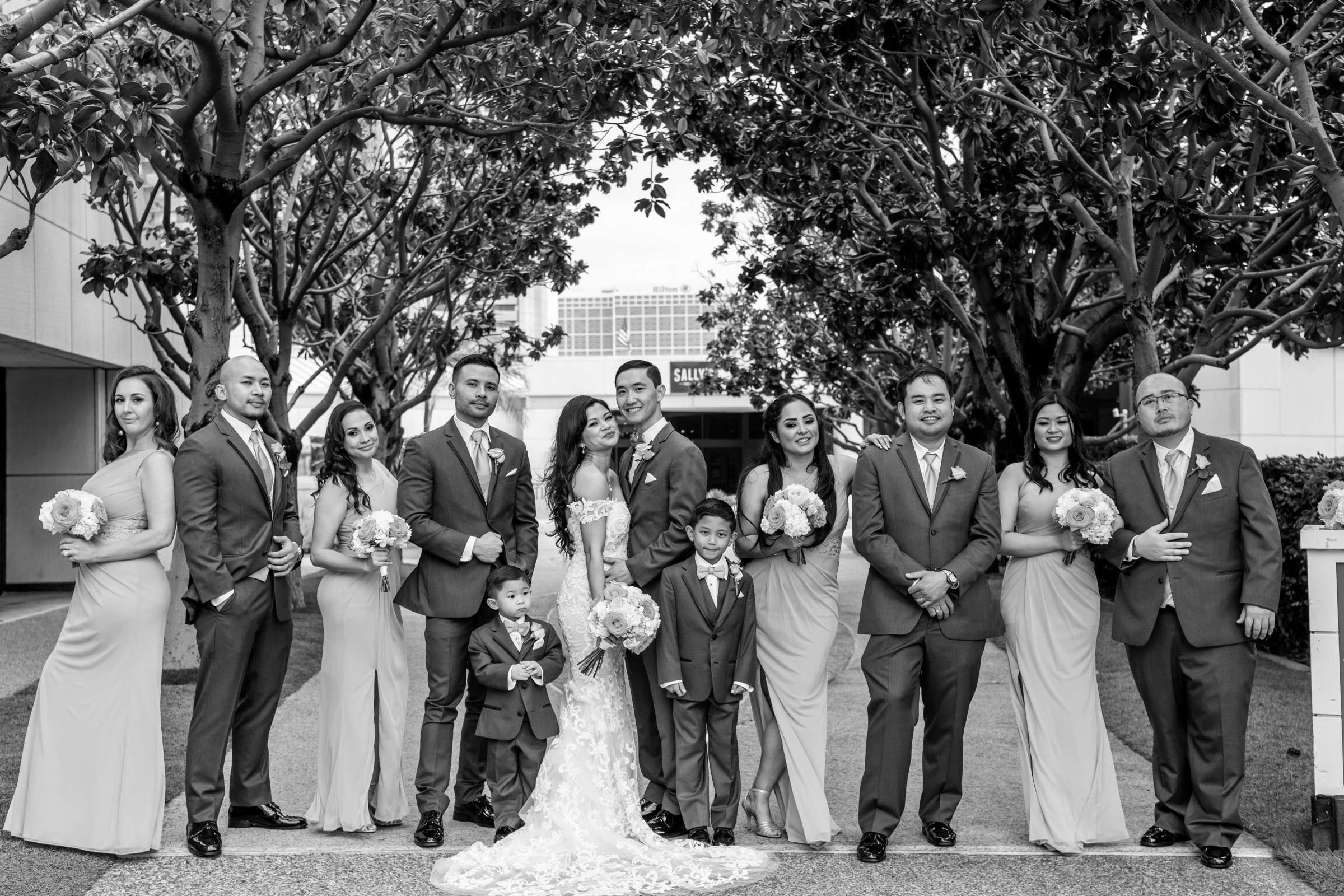 Manchester Grand Hyatt San Diego Wedding coordinated by Bella Mia Exclusive Events, Paula and Jimmy Wedding Photo #61 by True Photography