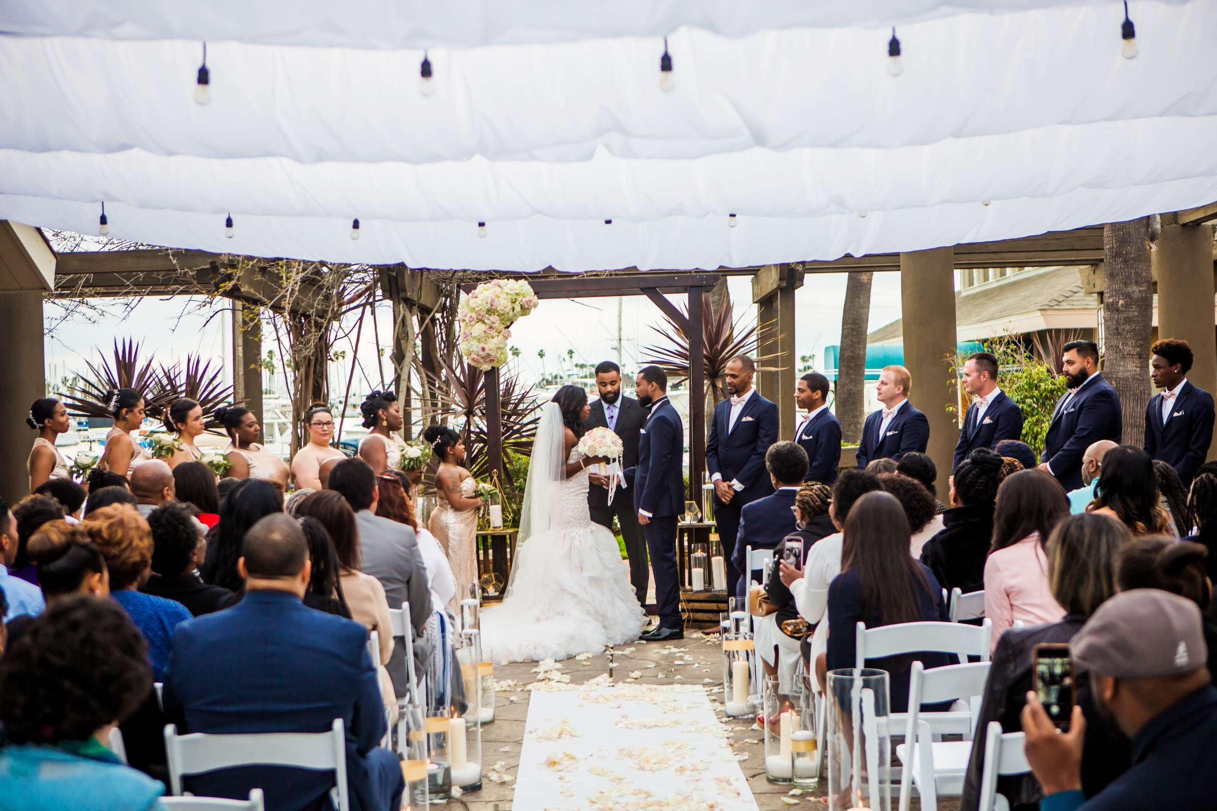 Marina Village Conference Center Wedding, Kourtney and Ryon Wedding Photo #61 by True Photography