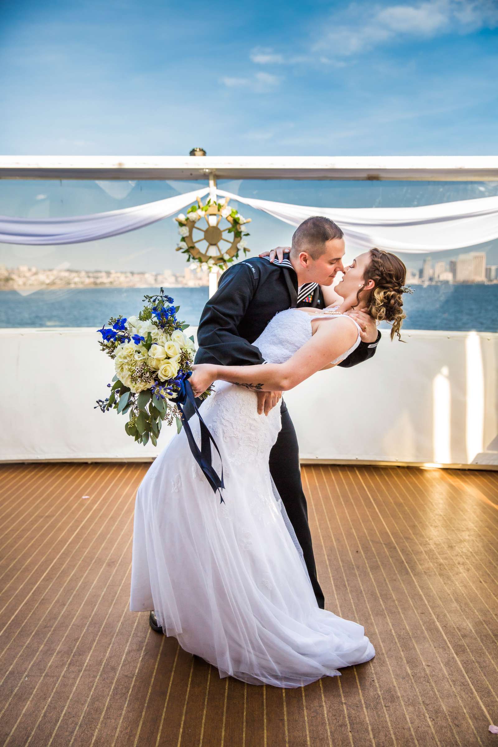 Hornblower cruise line Wedding, Anna and Kurt Wedding Photo #3 by True Photography
