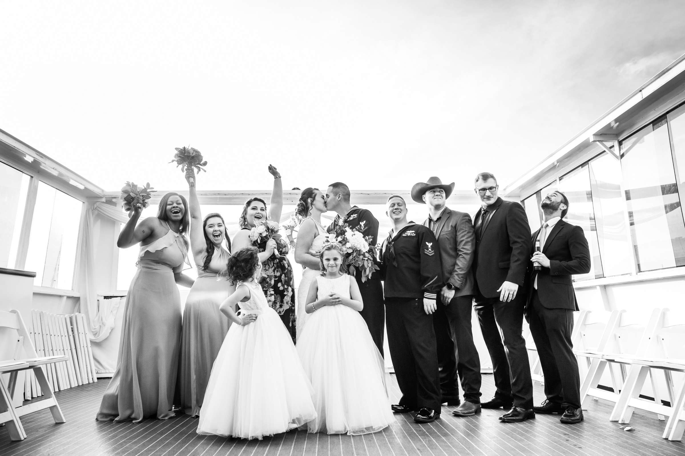 Hornblower cruise line Wedding, Anna and Kurt Wedding Photo #10 by True Photography