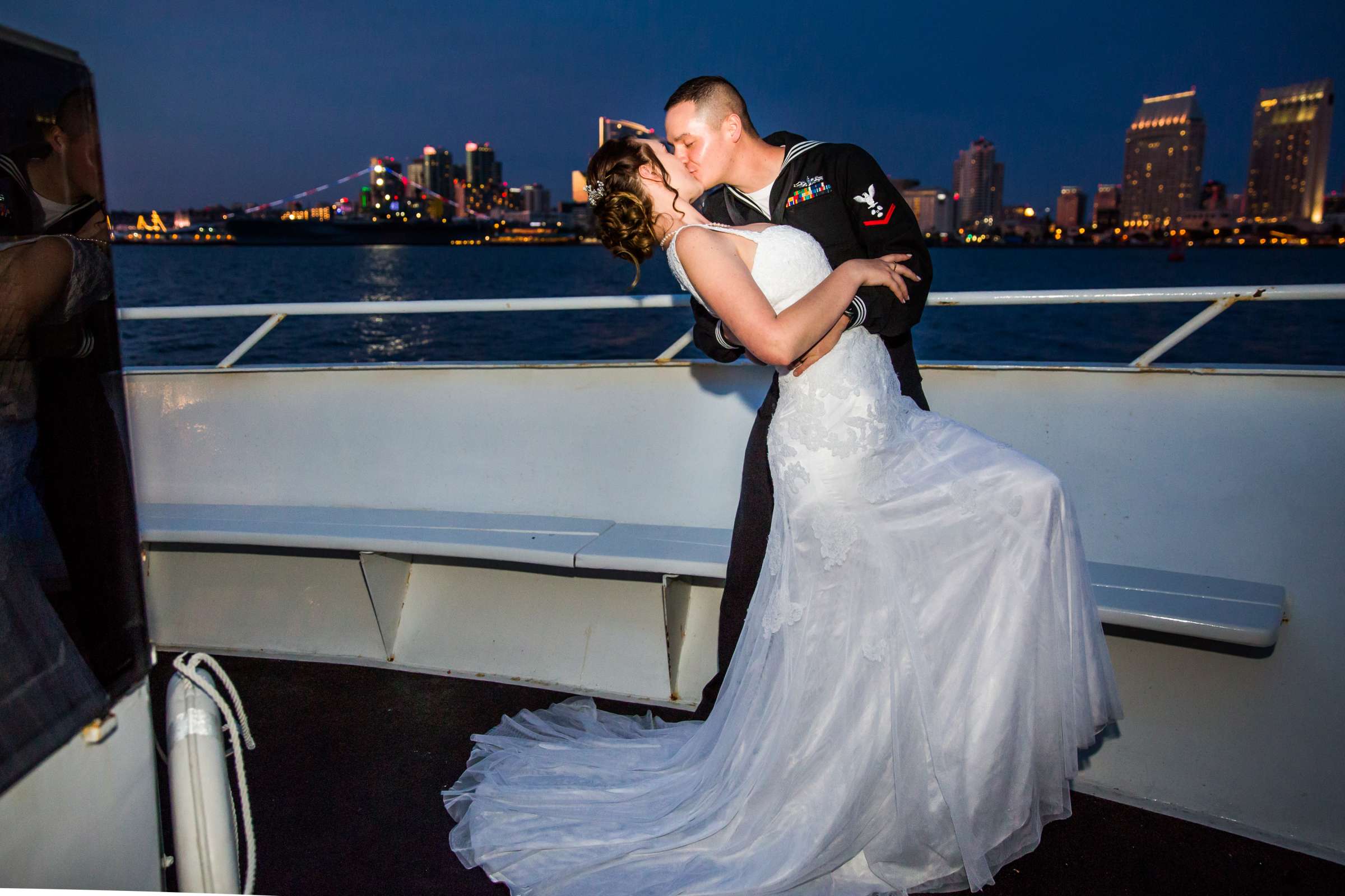 Hornblower cruise line Wedding, Anna and Kurt Wedding Photo #16 by True Photography