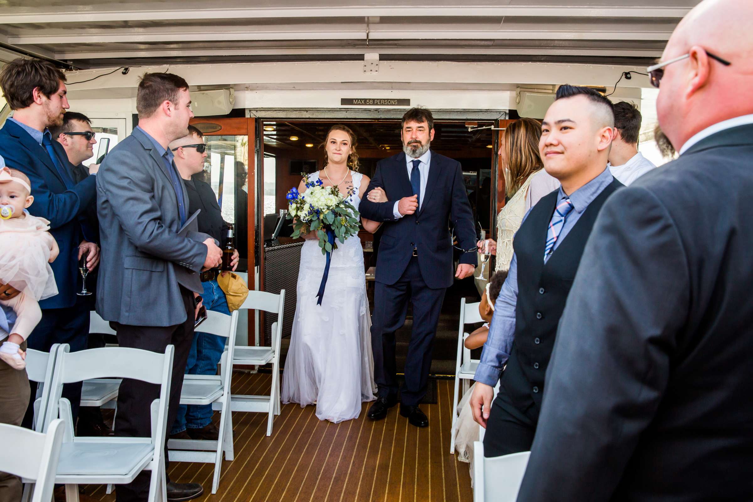 Hornblower cruise line Wedding, Anna and Kurt Wedding Photo #27 by True Photography
