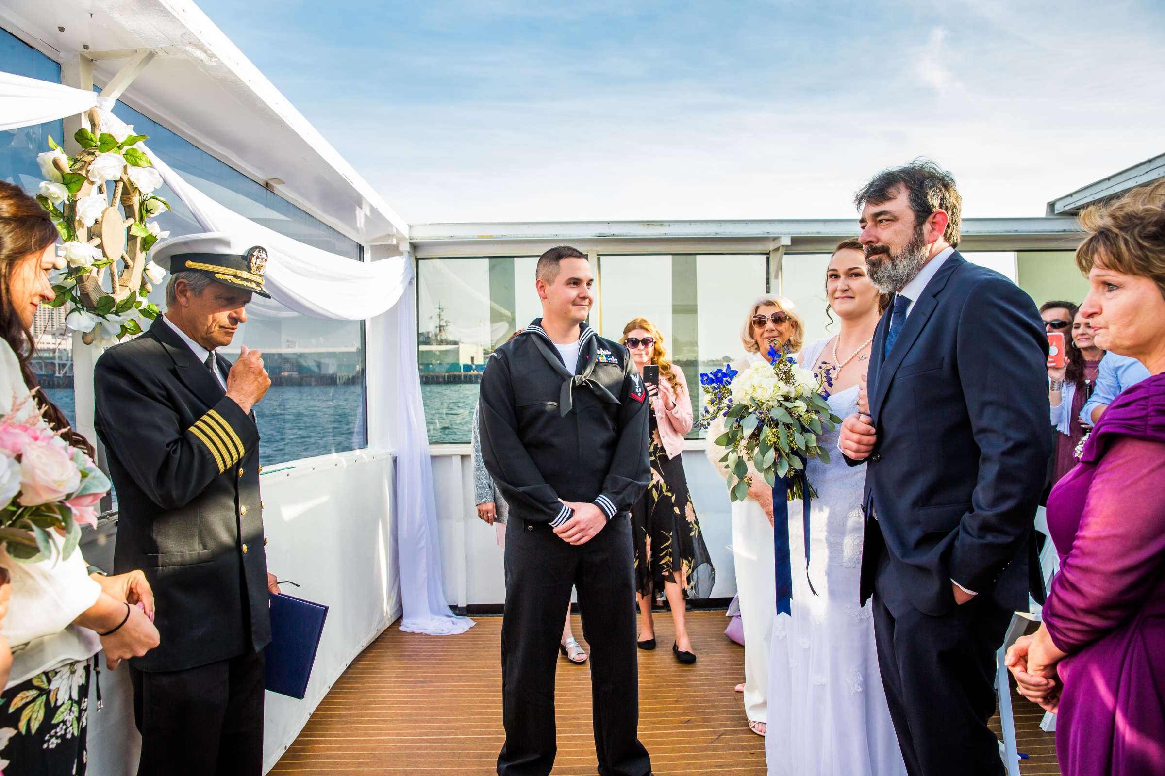 Hornblower cruise line Wedding, Anna and Kurt Wedding Photo #28 by True Photography