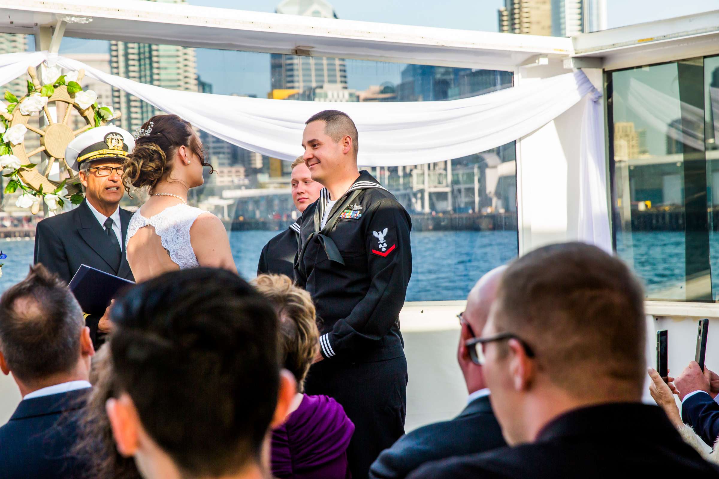 Hornblower cruise line Wedding, Anna and Kurt Wedding Photo #32 by True Photography
