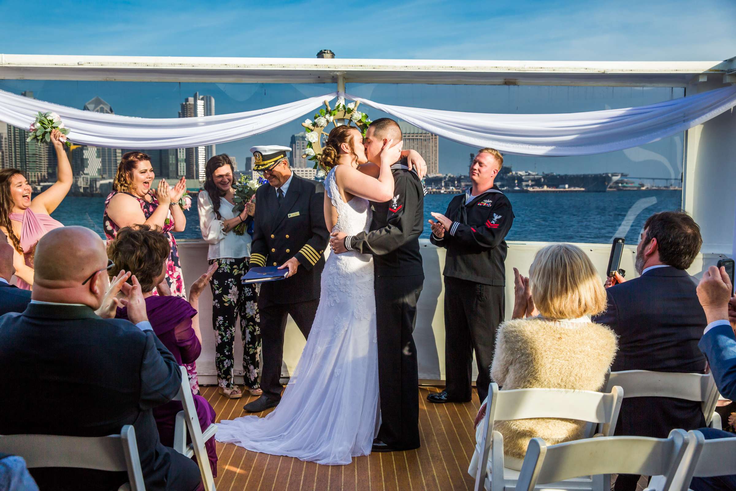 Hornblower cruise line Wedding, Anna and Kurt Wedding Photo #38 by True Photography