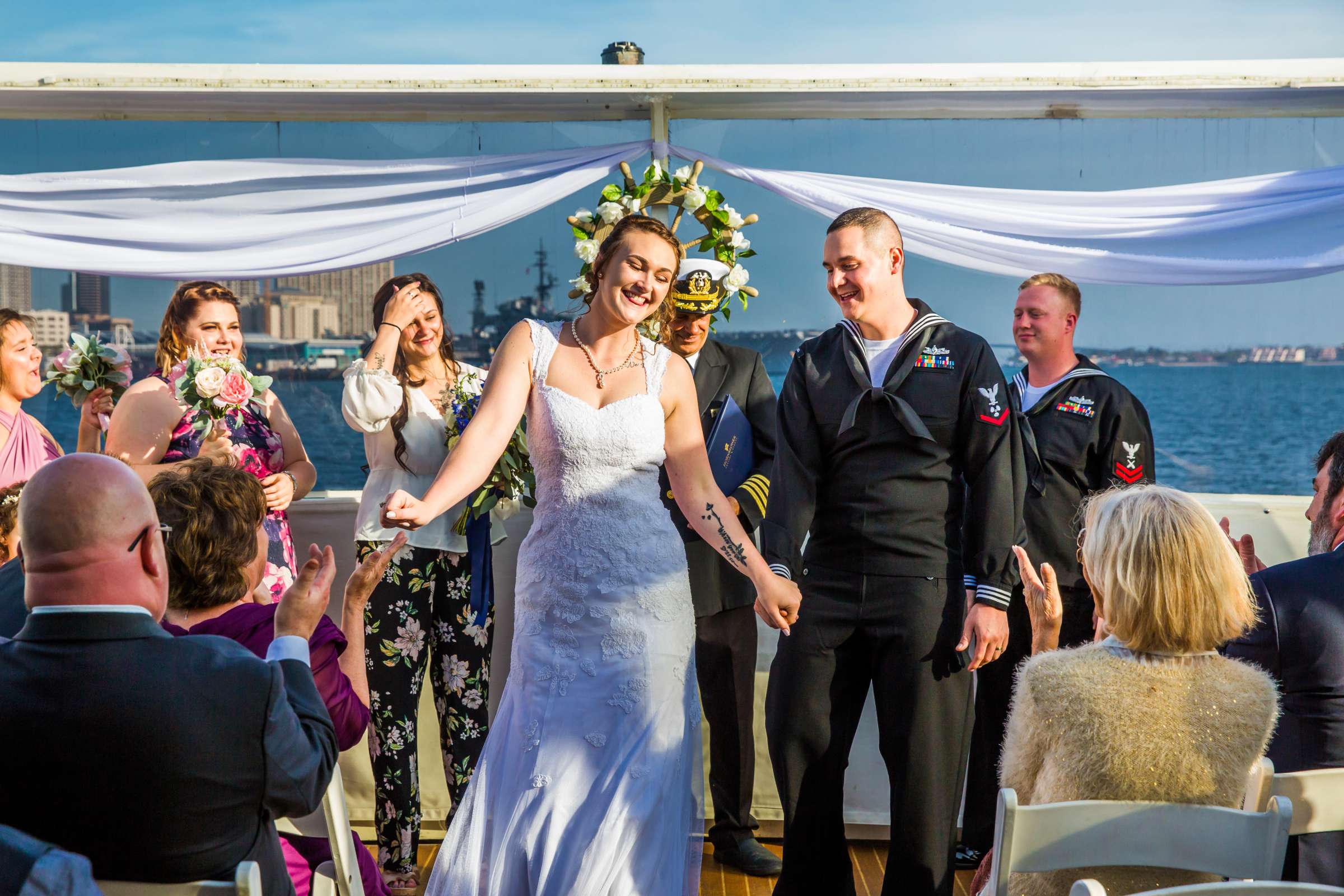 Hornblower cruise line Wedding, Anna and Kurt Wedding Photo #40 by True Photography