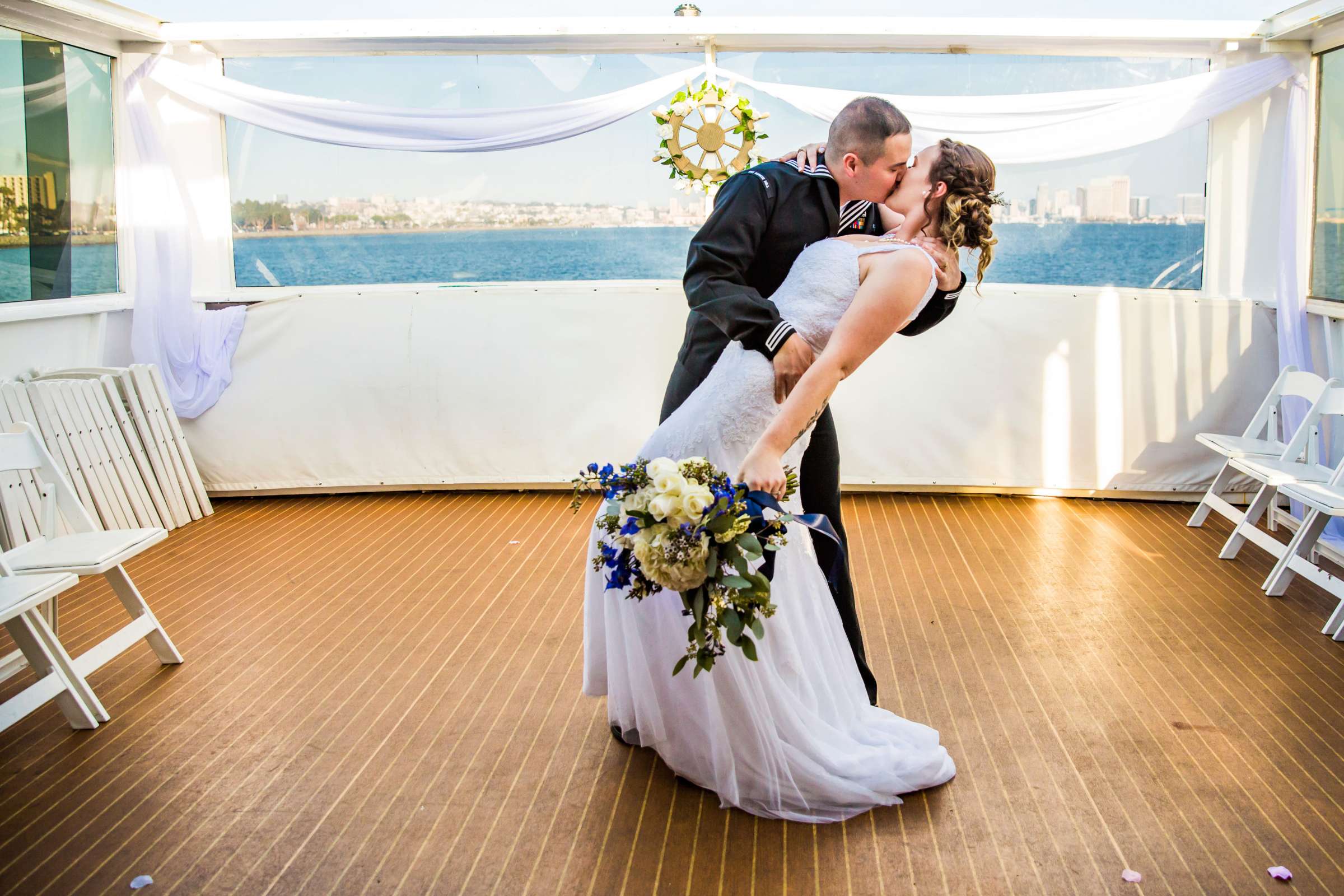 Hornblower cruise line Wedding, Anna and Kurt Wedding Photo #47 by True Photography
