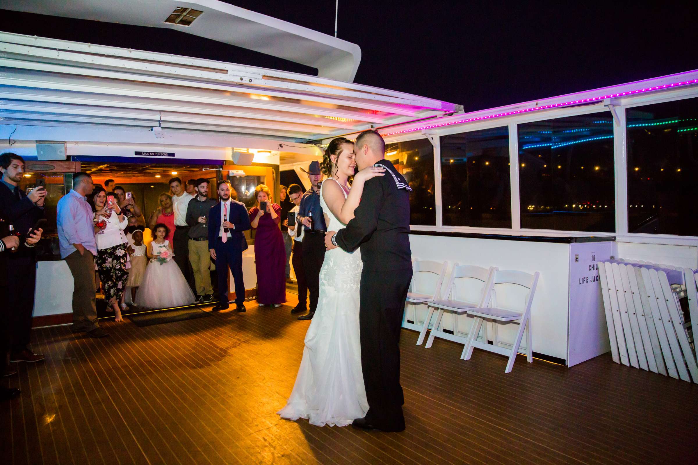 Hornblower cruise line Wedding, Anna and Kurt Wedding Photo #66 by True Photography