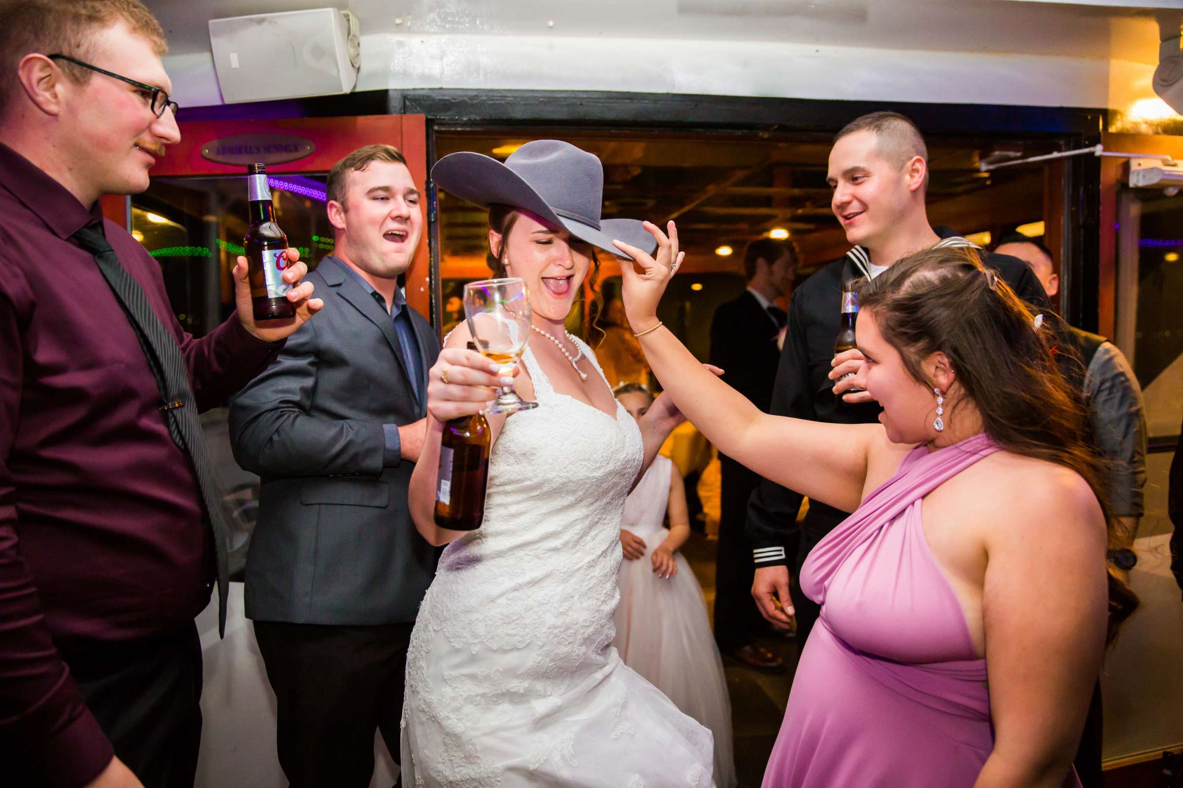 Hornblower cruise line Wedding, Anna and Kurt Wedding Photo #80 by True Photography
