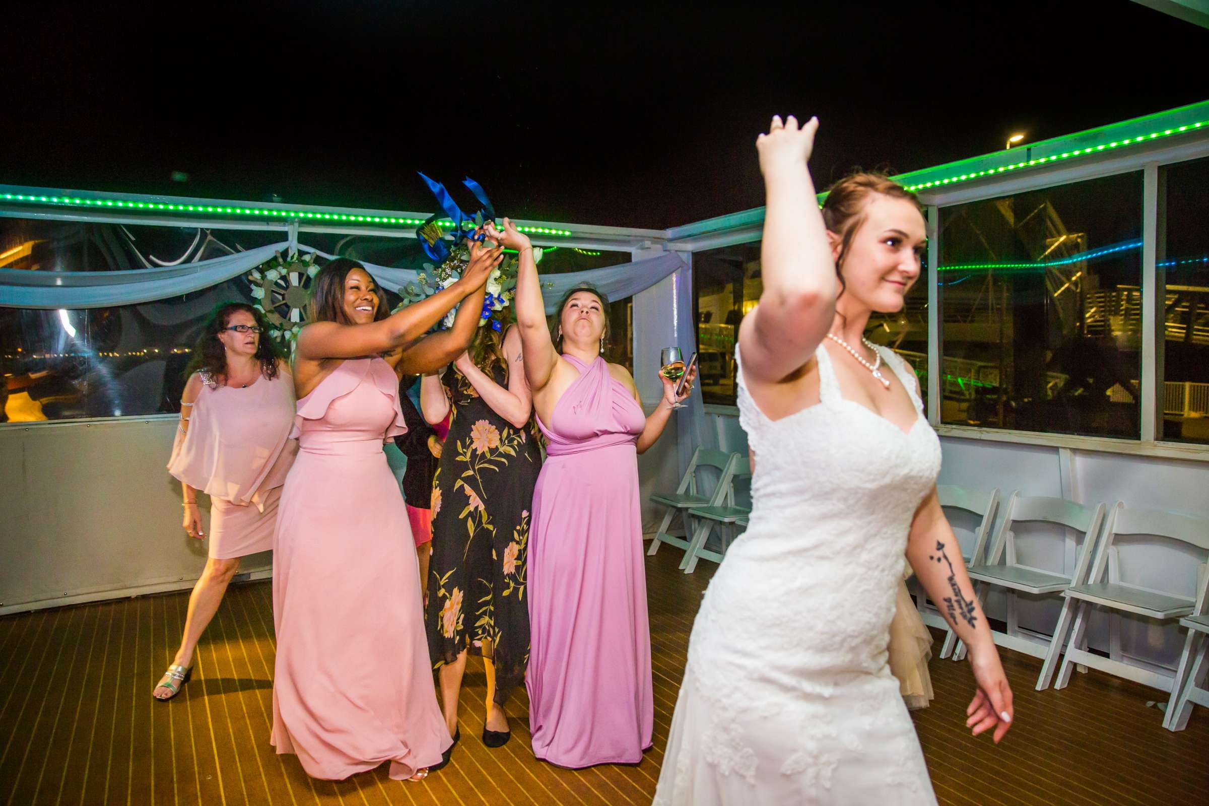 Hornblower cruise line Wedding, Anna and Kurt Wedding Photo #83 by True Photography
