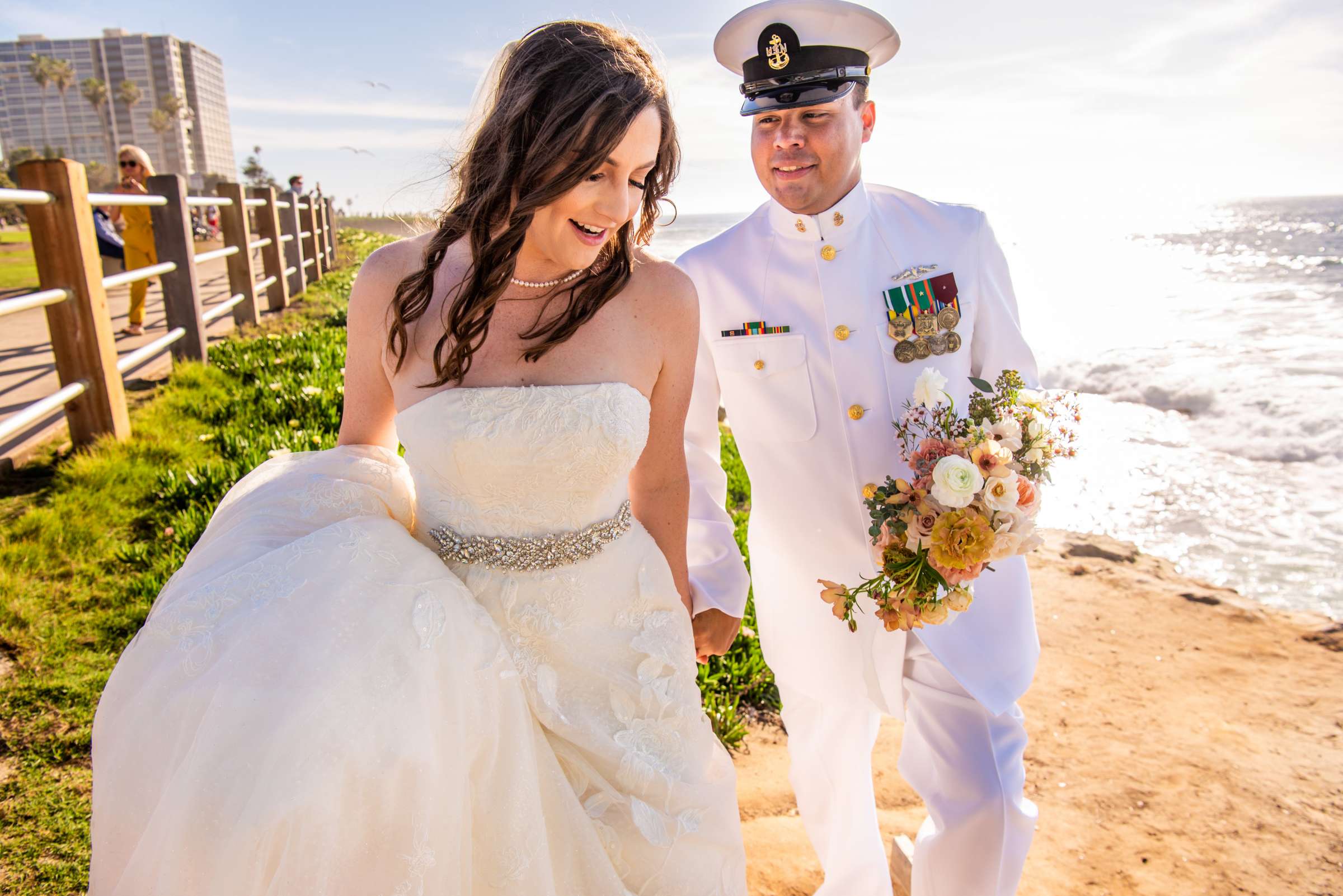 La Valencia Wedding, Lauren and Christopher Wedding Photo #2 by True Photography