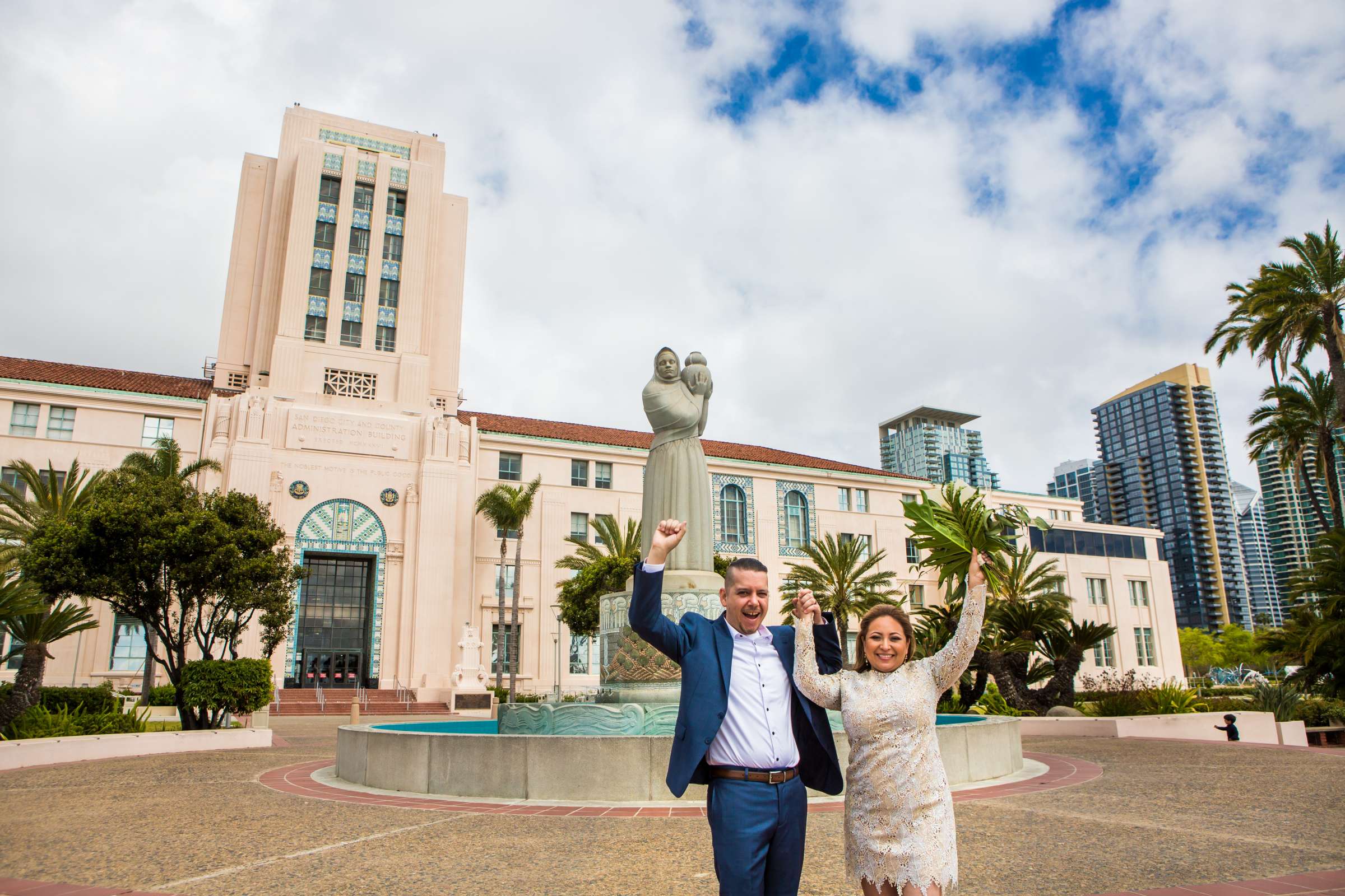 San Diego Courthouse Wedding, Paola and Ricardo Wedding Photo #64 by True Photography