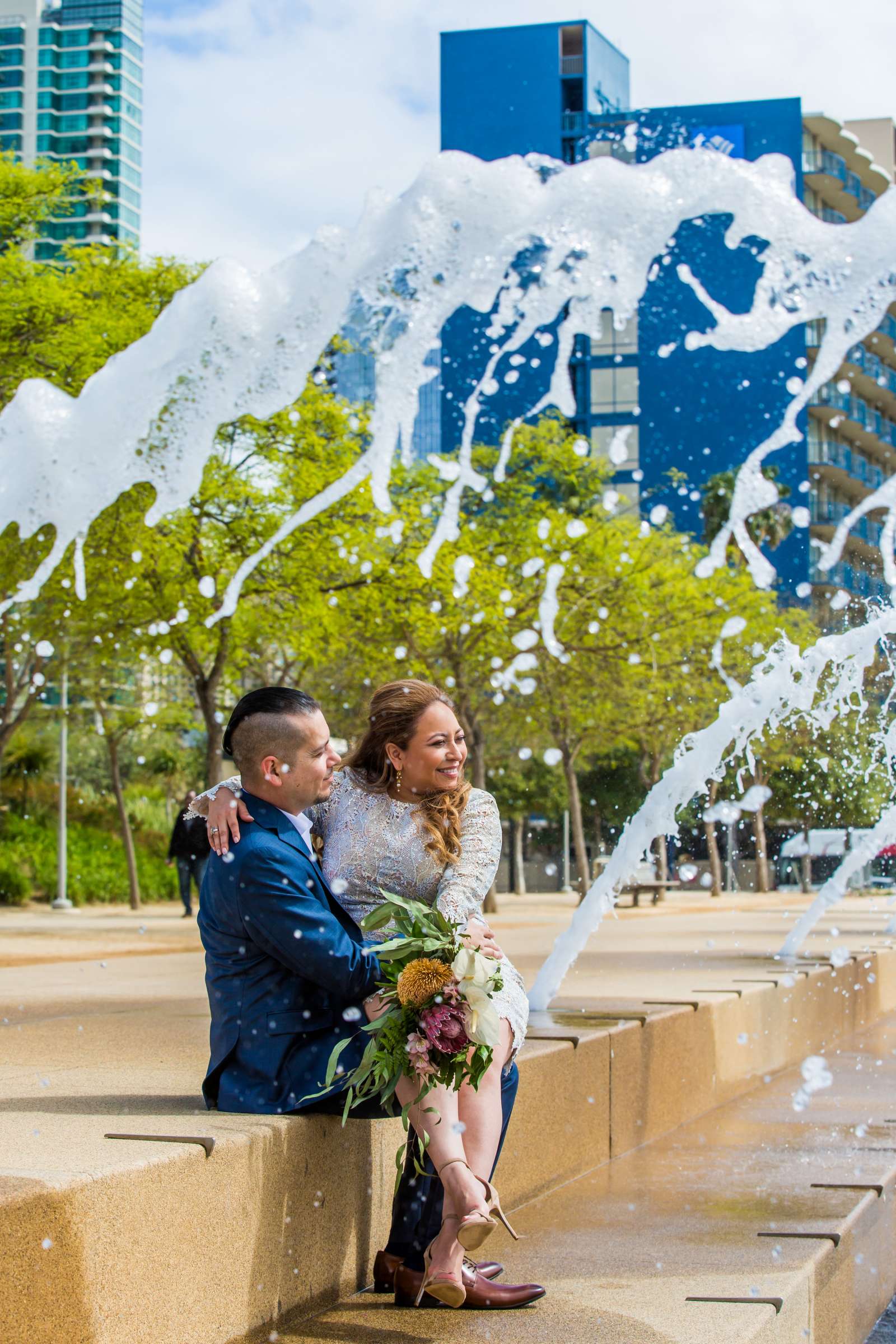 San Diego Courthouse Wedding, Paola and Ricardo Wedding Photo #66 by True Photography