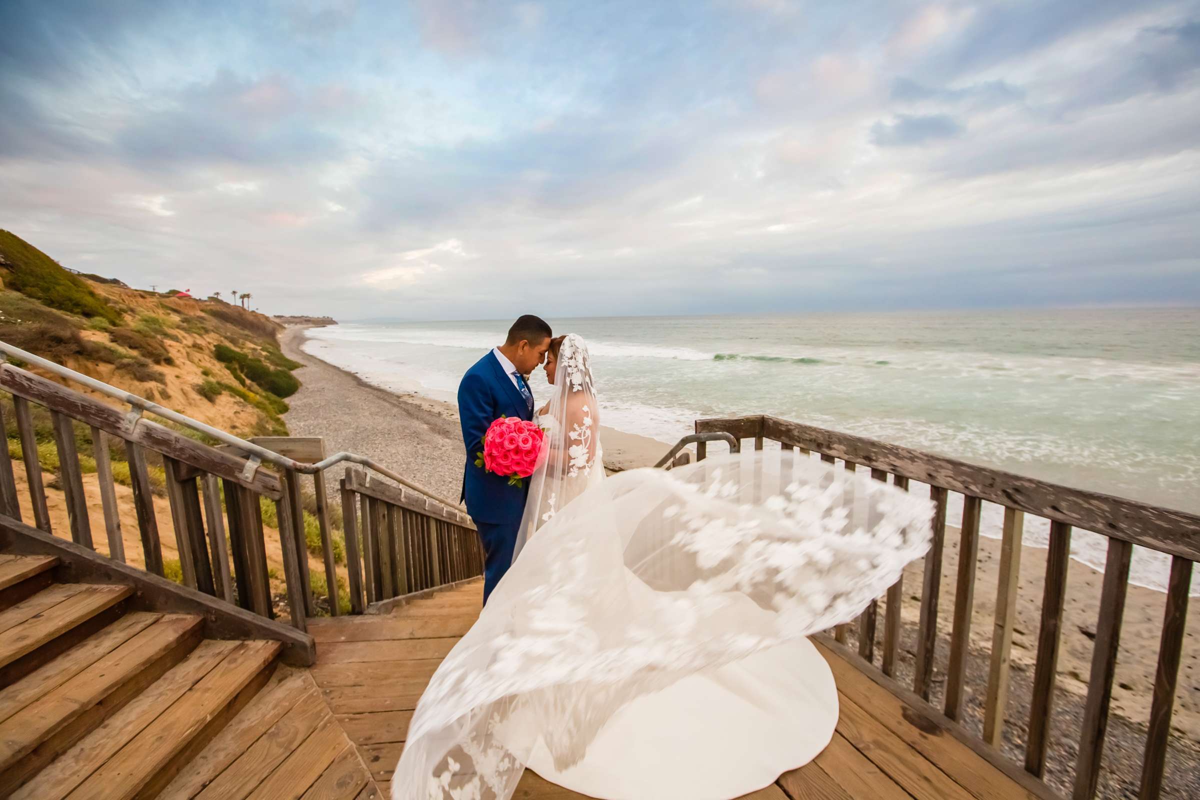 Cape Rey Carlsbad, A Hilton Resort Wedding coordinated by Bella Florina Events, Rosa and Omar Wedding Photo #3 by True Photography