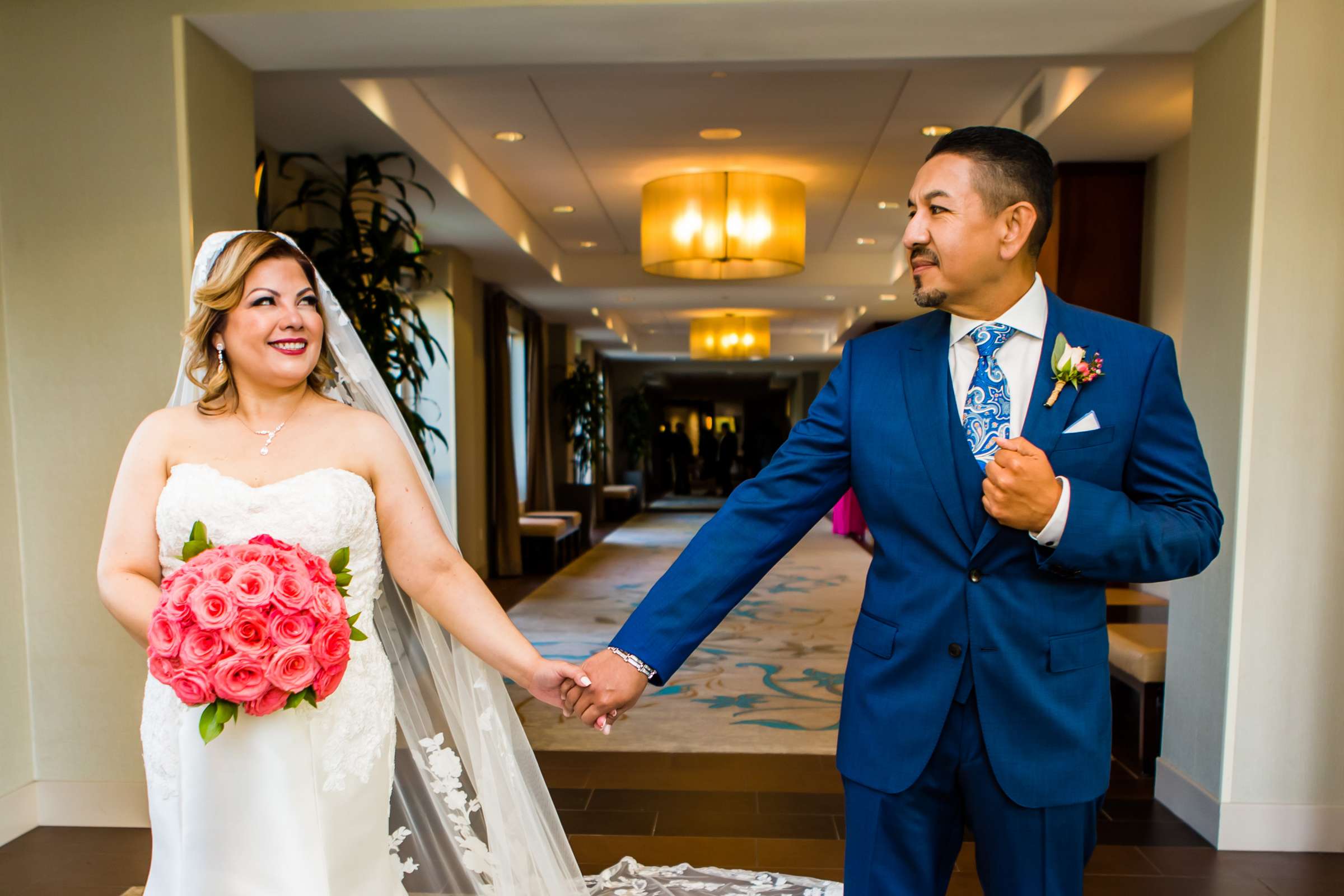 Cape Rey Carlsbad, A Hilton Resort Wedding coordinated by Bella Florina Events, Rosa and Omar Wedding Photo #83 by True Photography