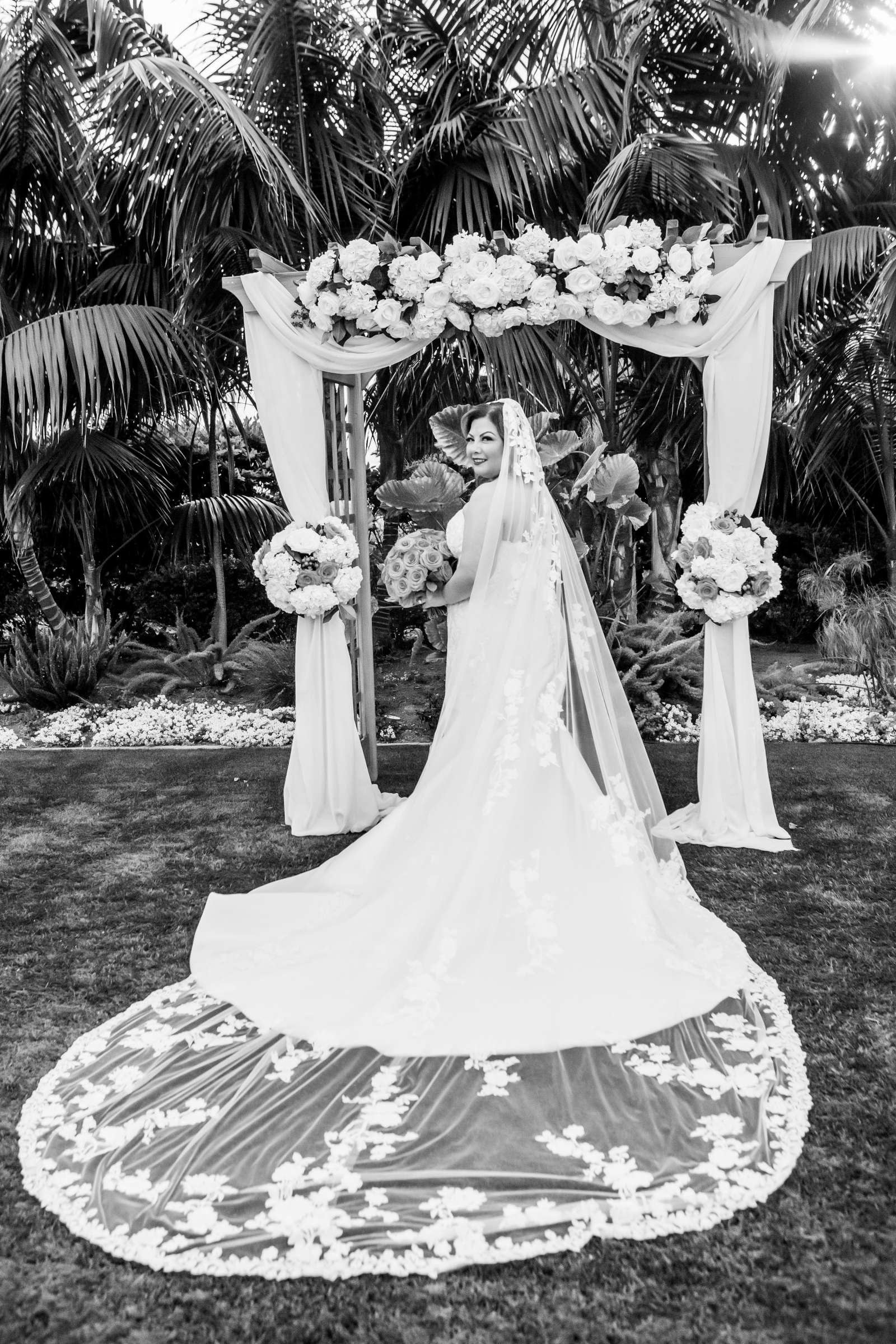 Cape Rey Carlsbad, A Hilton Resort Wedding coordinated by Bella Florina Events, Rosa and Omar Wedding Photo #85 by True Photography
