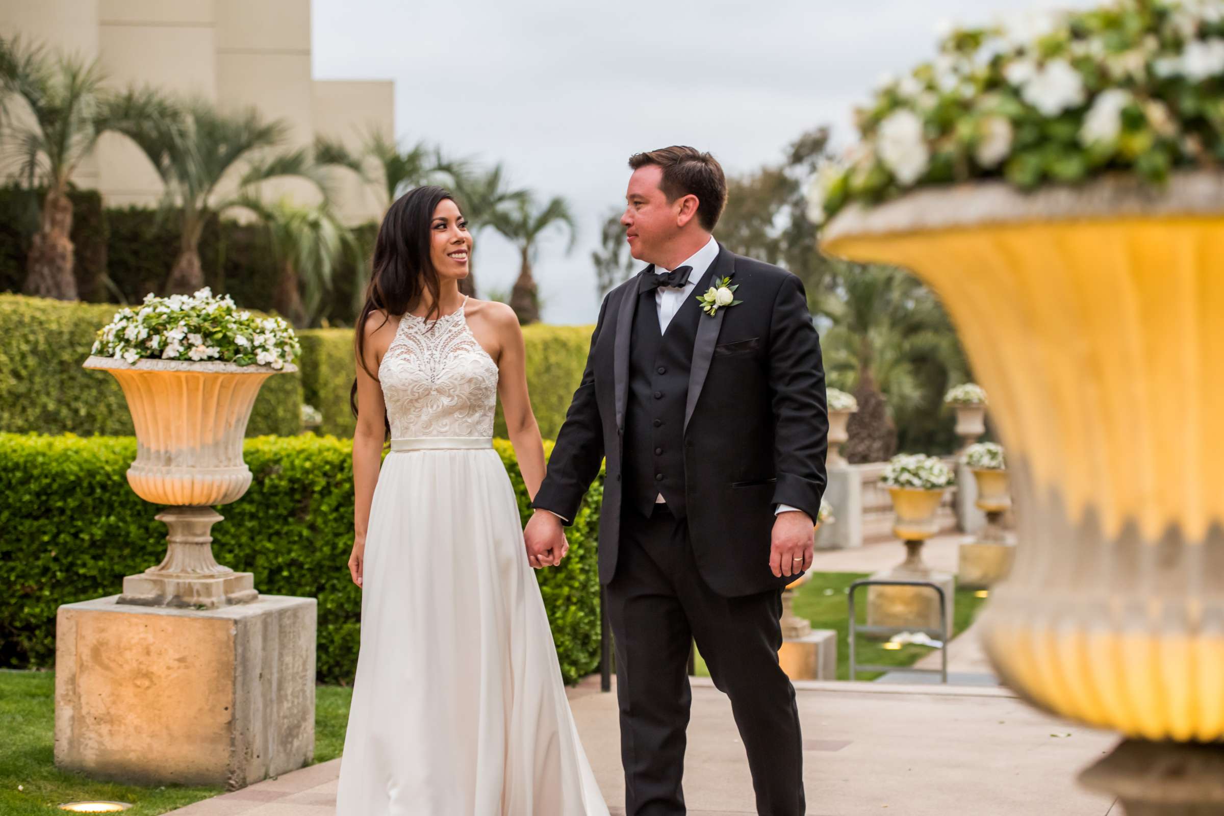 Hilton La Jolla Torrey Pines Wedding coordinated by Sweet Blossom Weddings, Jennifer and Sean Wedding Photo #35 by True Photography